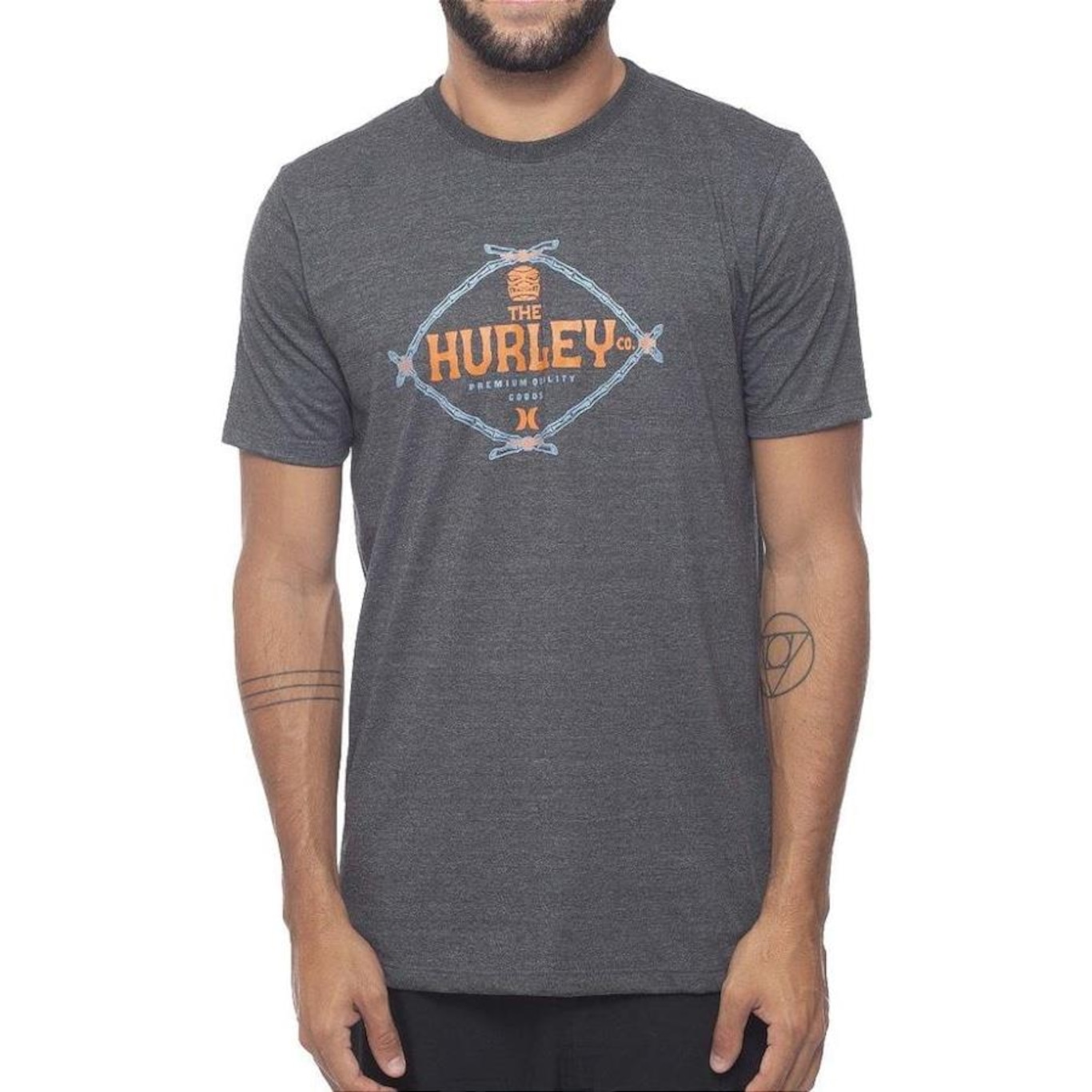 Camiseta Hurley Silk Bamboo SM23 - Masculina - Foto 1