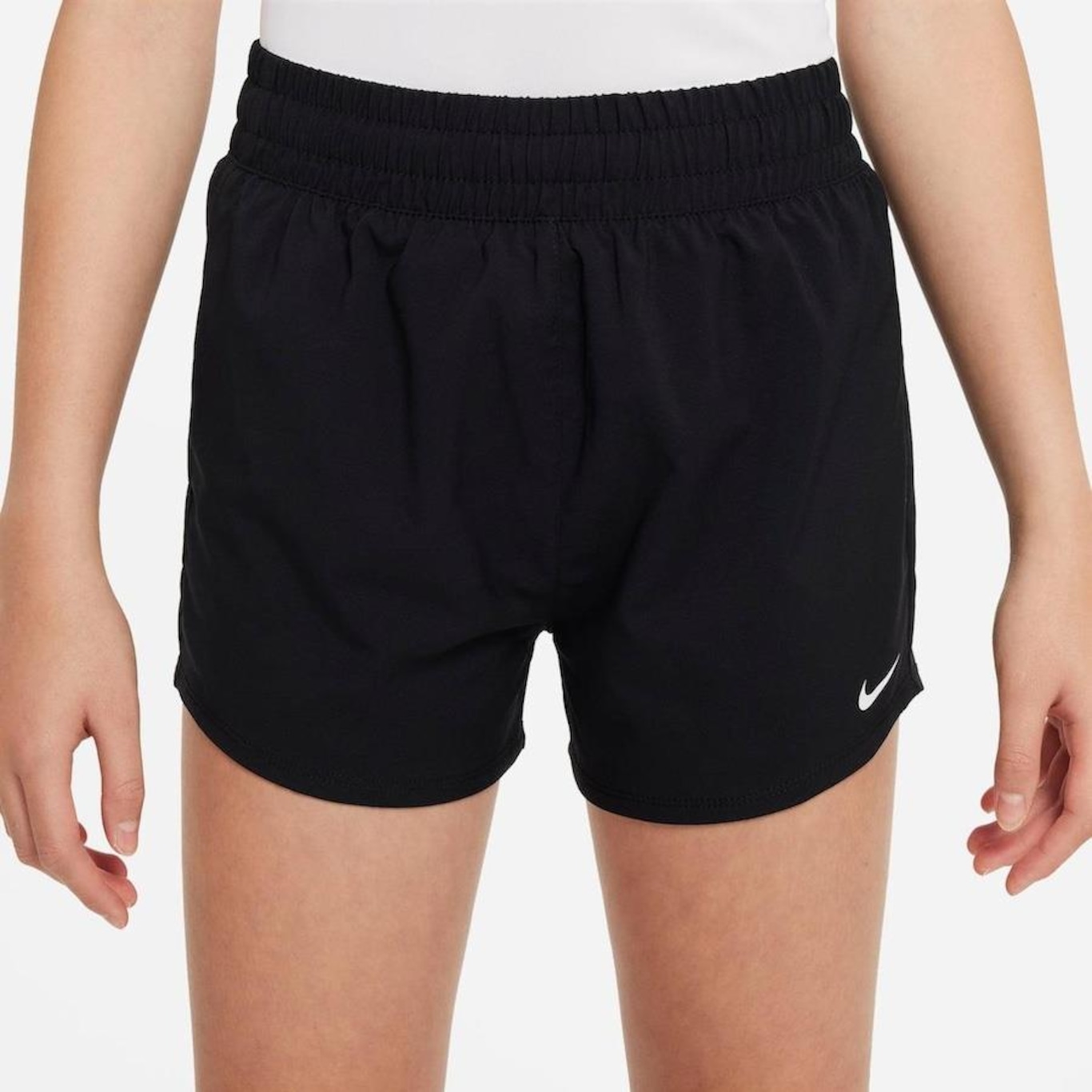 Shorts Nike Dri-FIT One Woven - Infantil - Foto 2