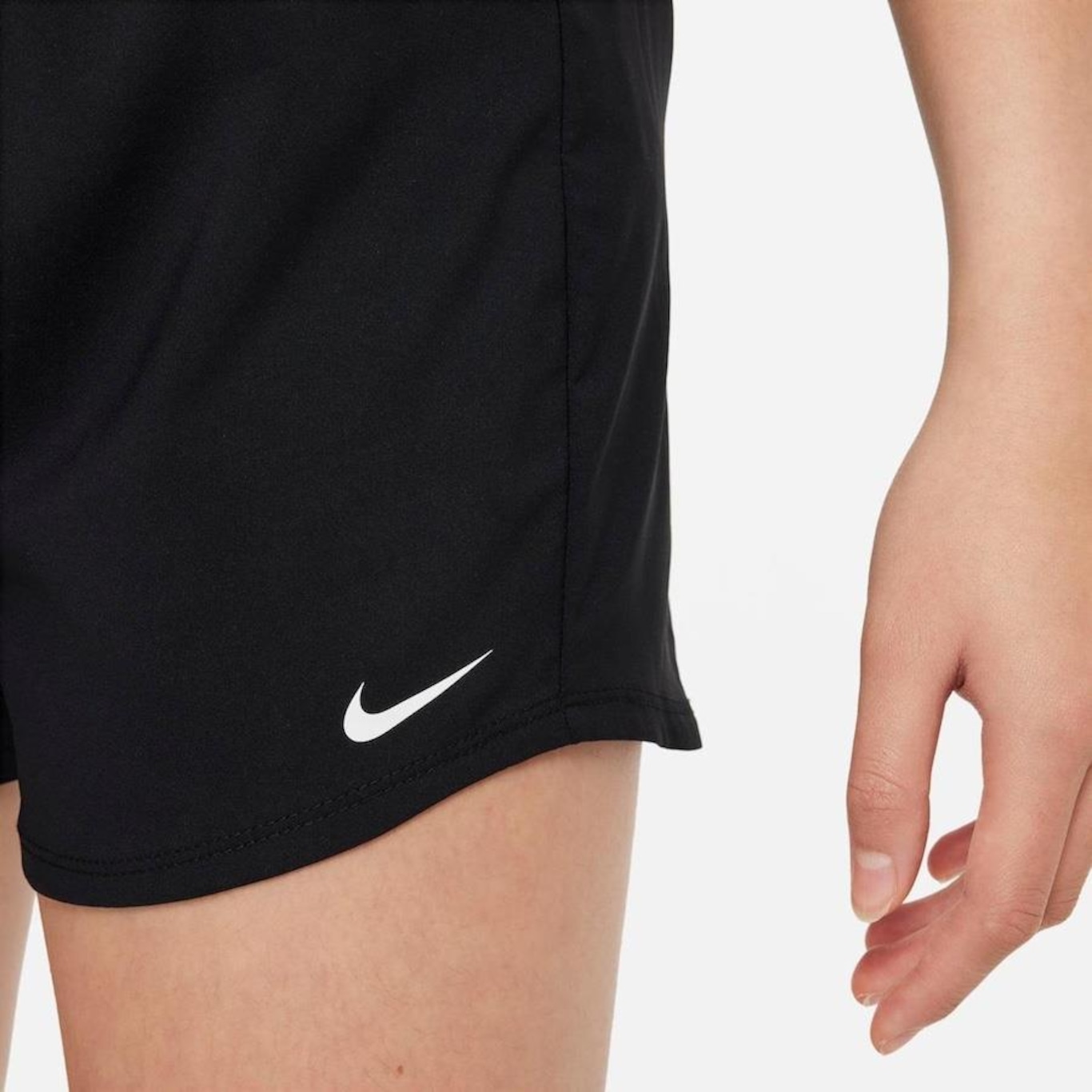 Shorts Nike Dri-FIT One Woven - Infantil - Foto 4