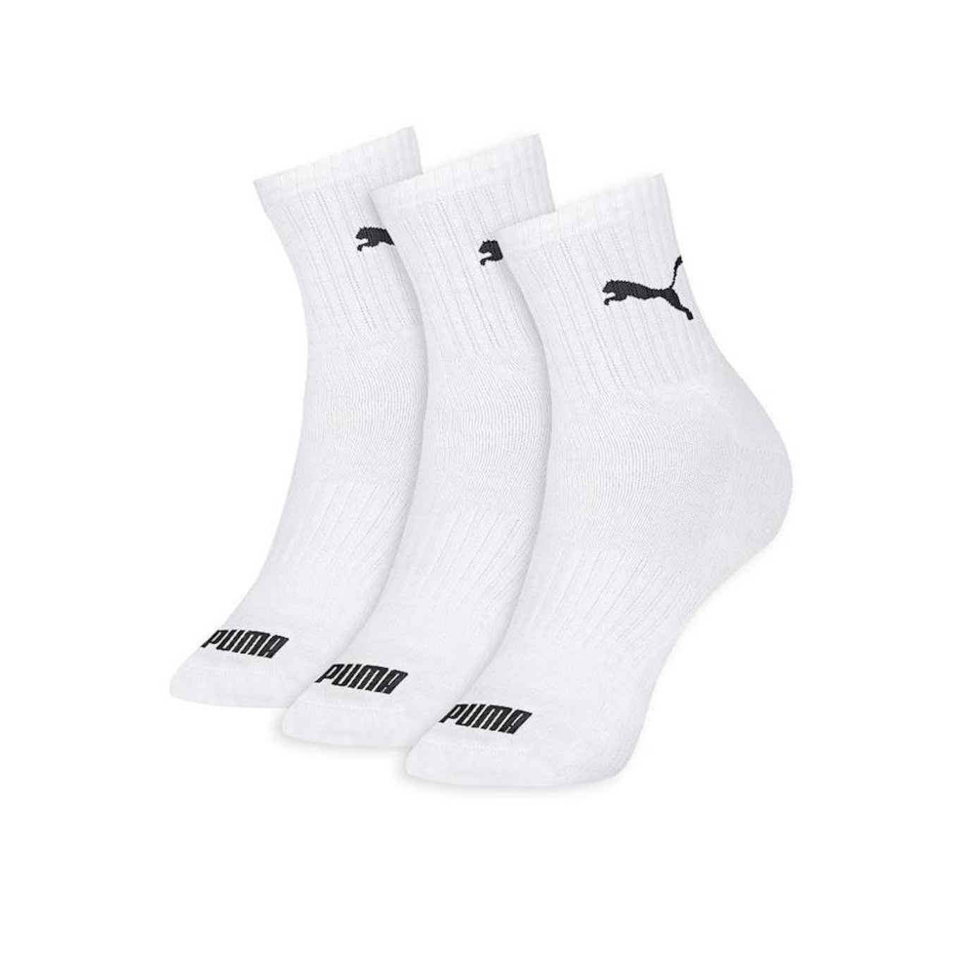 Kit de Meias Cano Médio Puma Esportiva - Masculina - 6 Pares - Foto 2