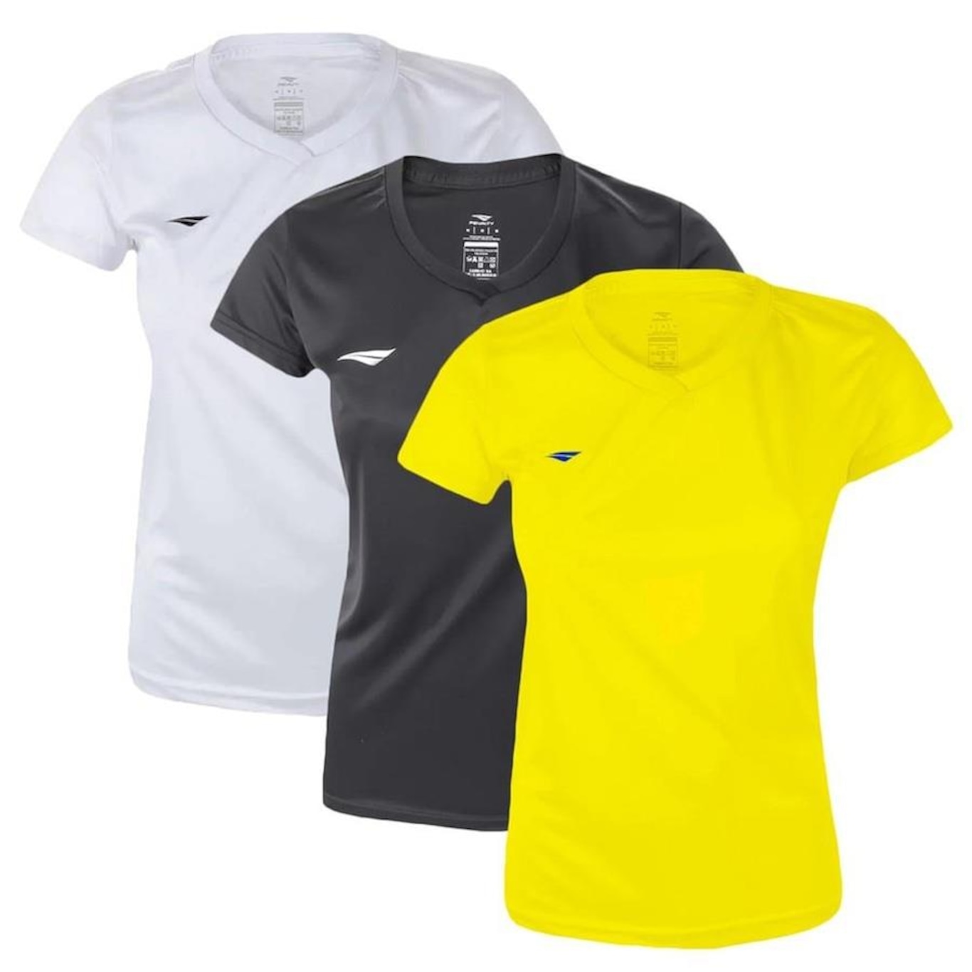 Kit Camisetas Penalty X - 3 unidades - Feminino - Foto 1