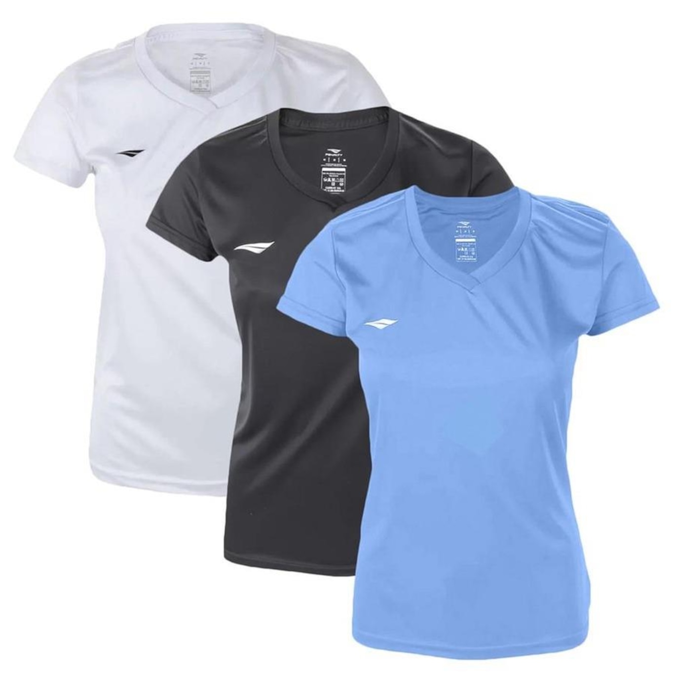 Kit Camisetas Penalty X - 3 unidades - Feminino - Foto 1