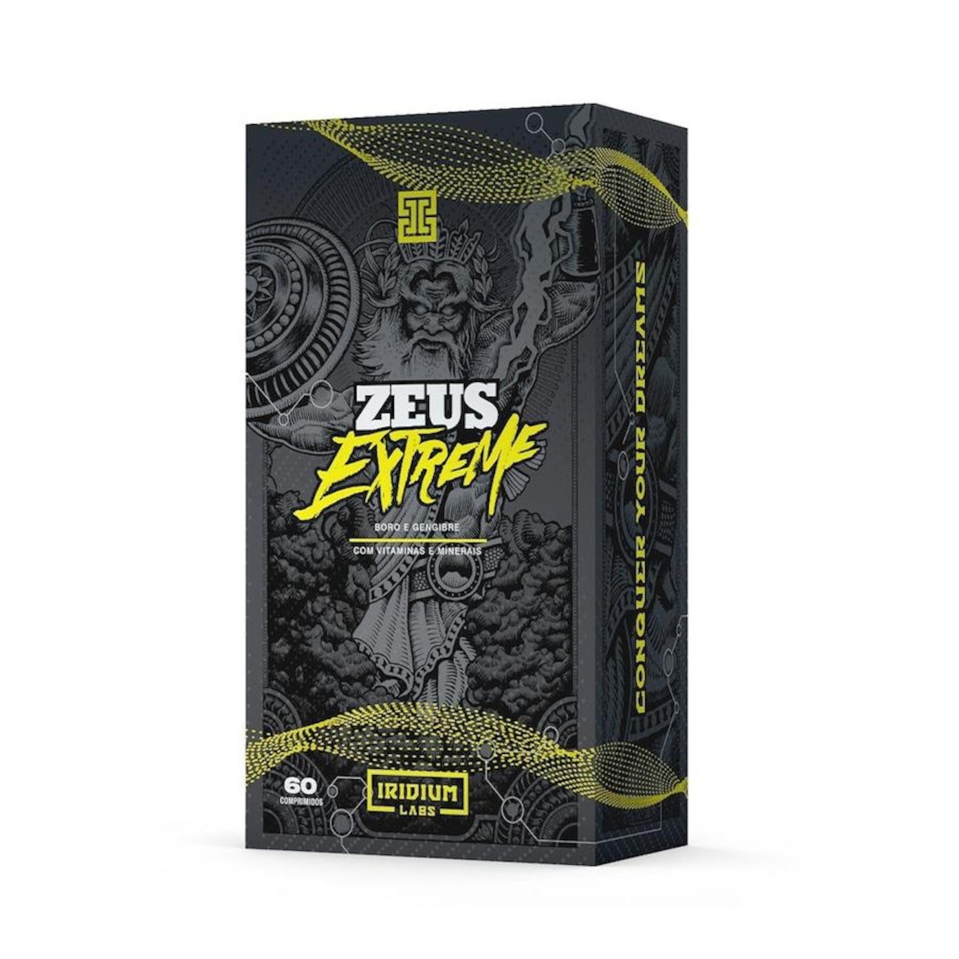 ZMA Iridium Labs Zeus Extreme Pré Hormonal - 60 comps - Foto 1