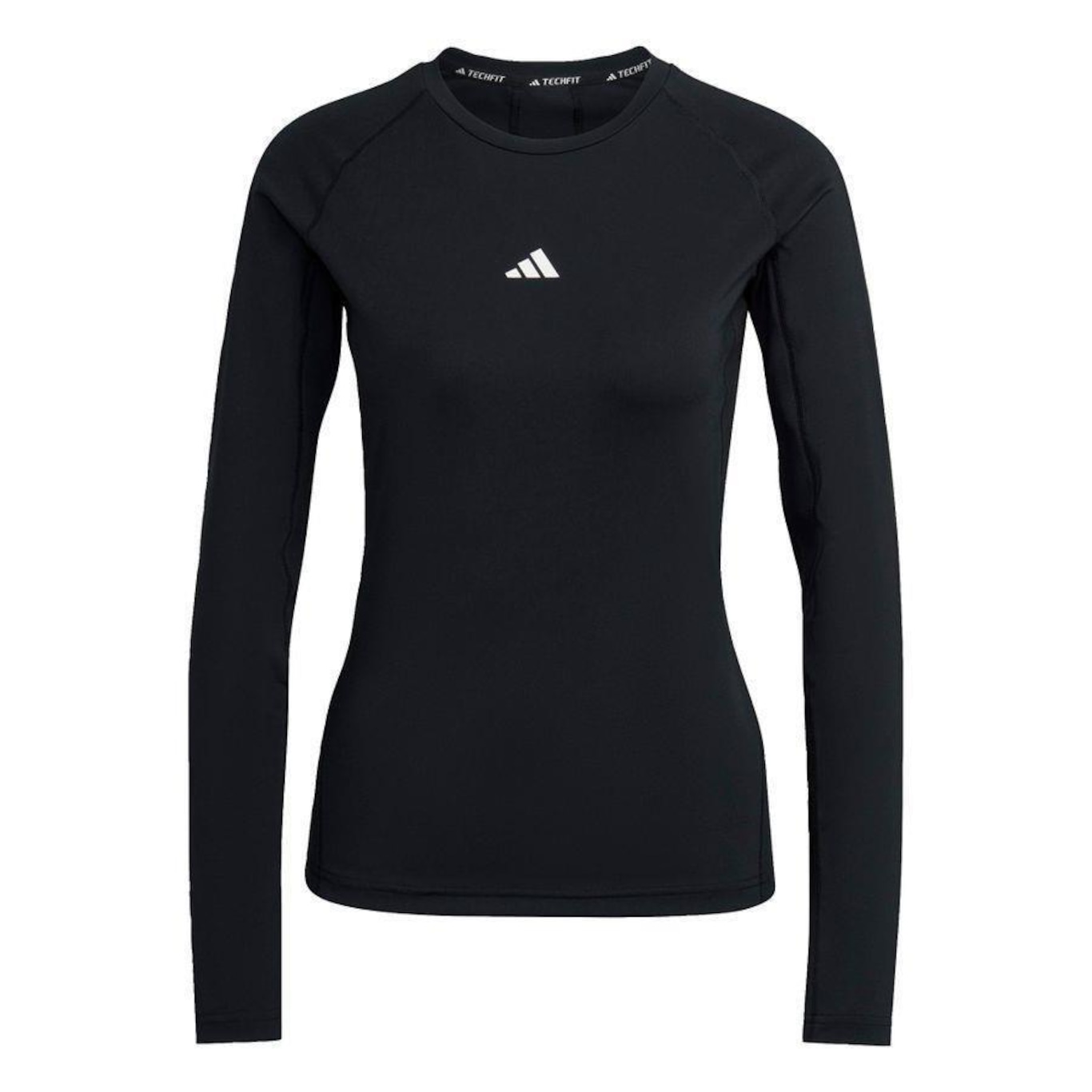 Camiseta adidas Manga Longa Techfit - Feminina - Foto 1