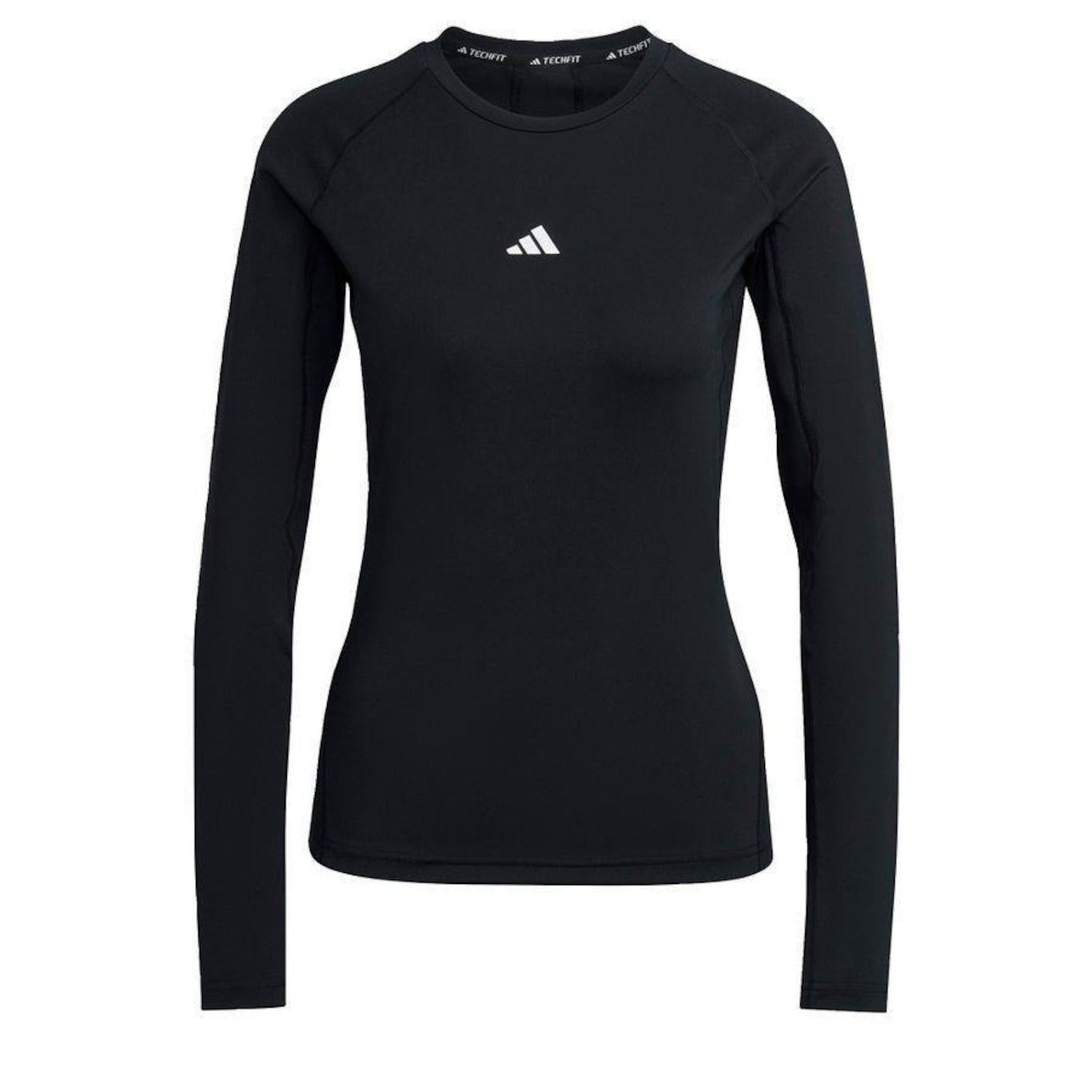 Camiseta adidas Manga Longa Techfit - Feminina - Foto 2