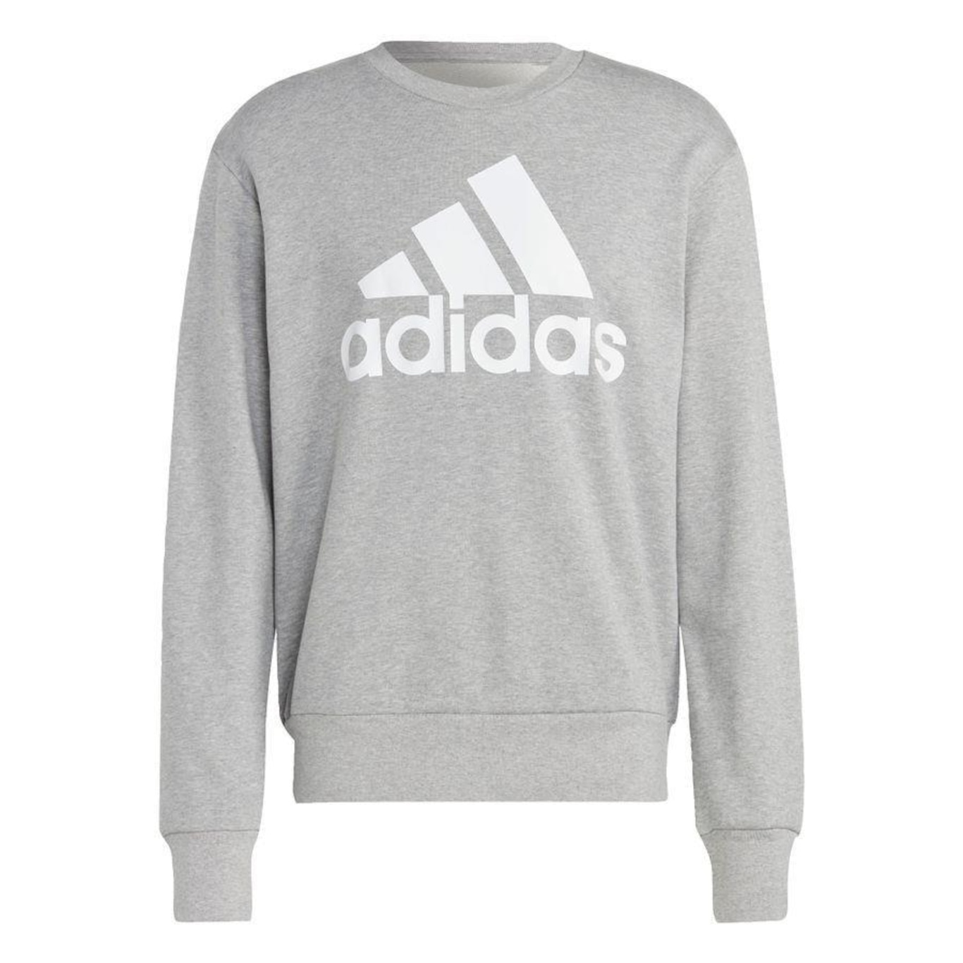 Blusão de Moletom sem Capuz adidas Big Logo - Masculino - Foto 1