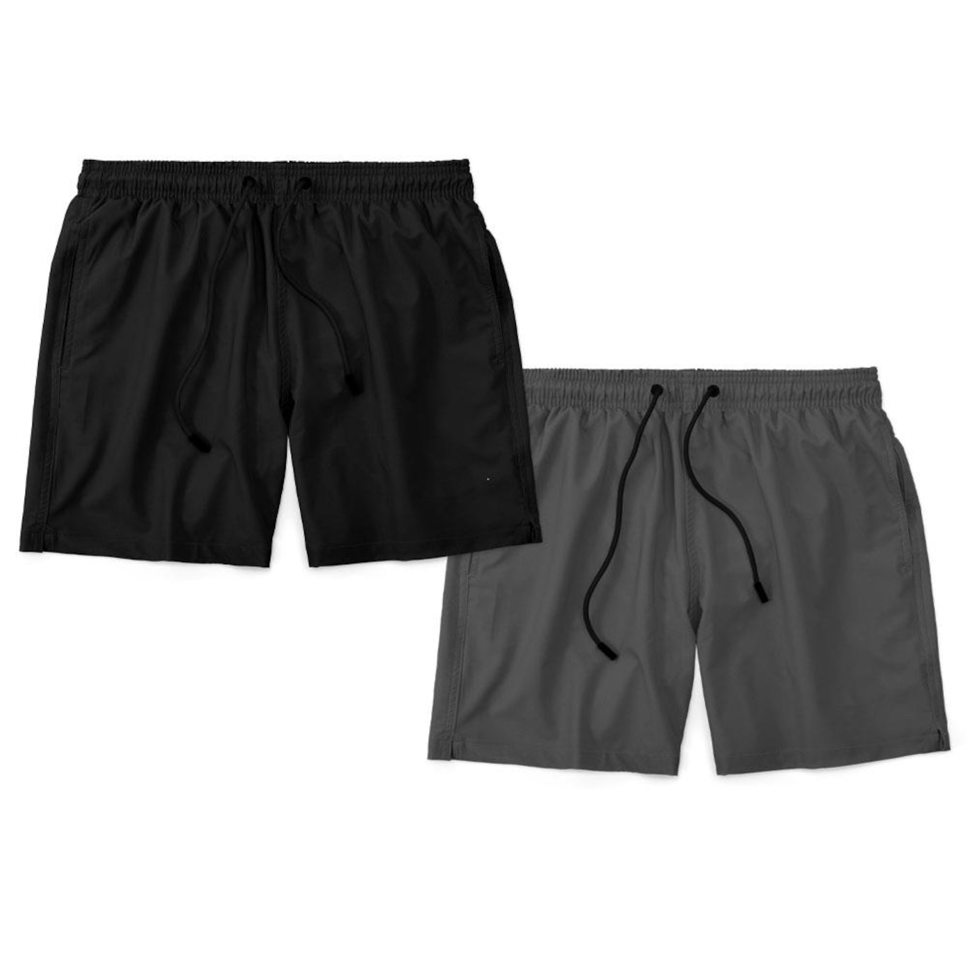 Kit Bermudas Tactel Black Bear com Bolsos - 2 Unidades - Masculina - Foto 1