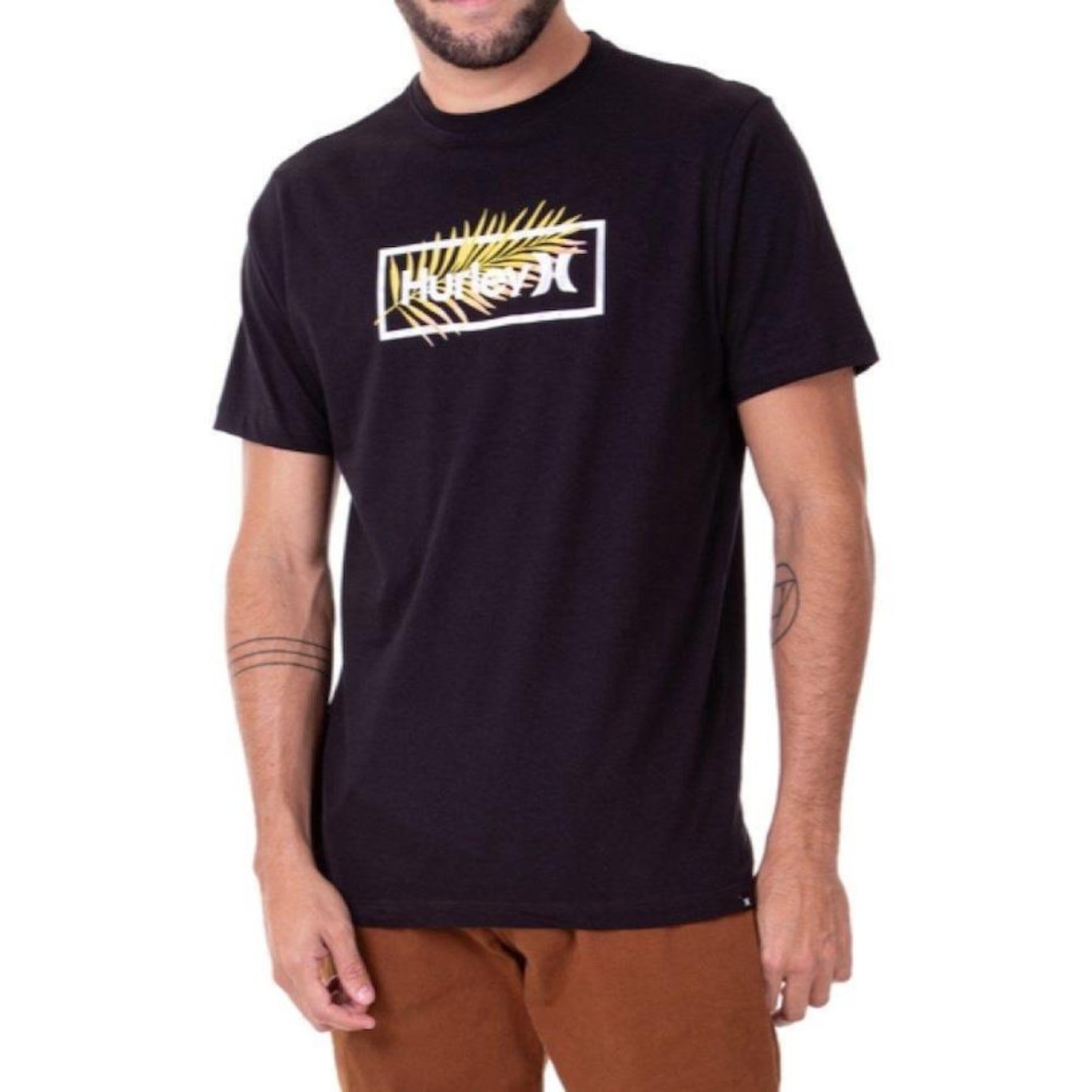 Camiseta Hurley Box - Masculina - Foto 1