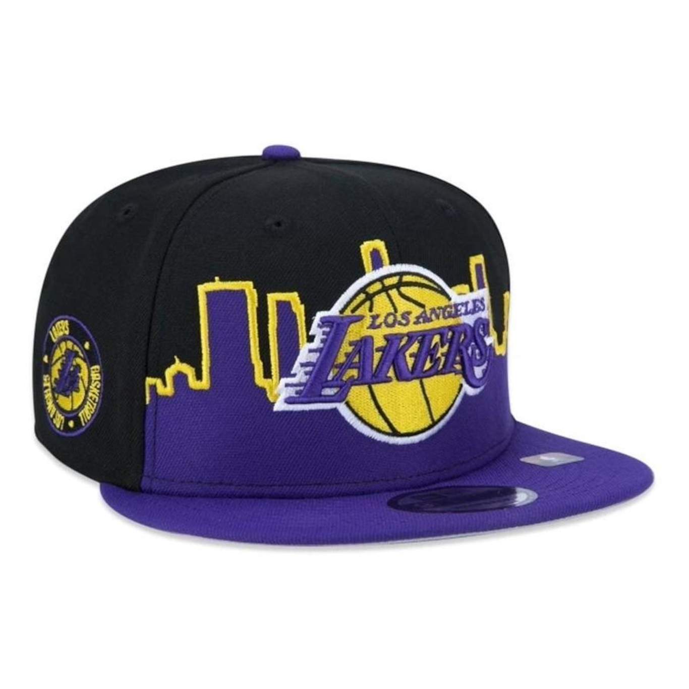 Boné Aba Reta New Era Los Angeles Lakers Tip-Off - Snapback - Adulto - Foto 4