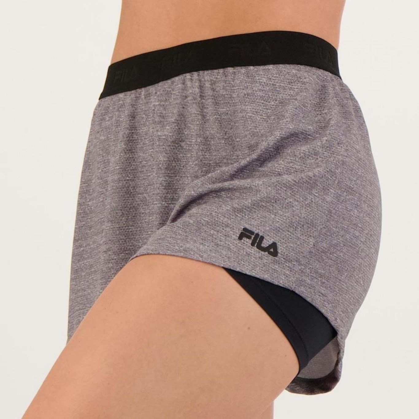 Shorts Feminino Fila Flow Elastic - Foto 1