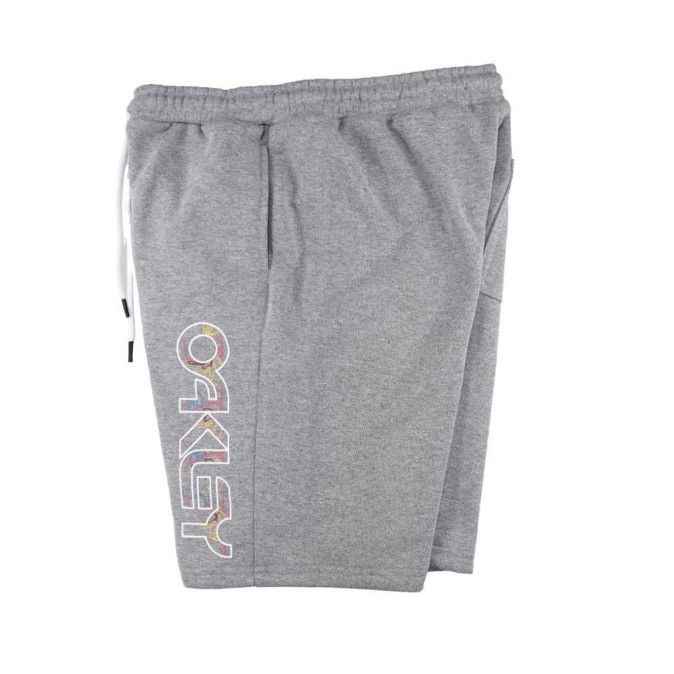 Bermuda Oakley Mushrom Graphic Shorts Heather Grey - Masculina - Foto 3