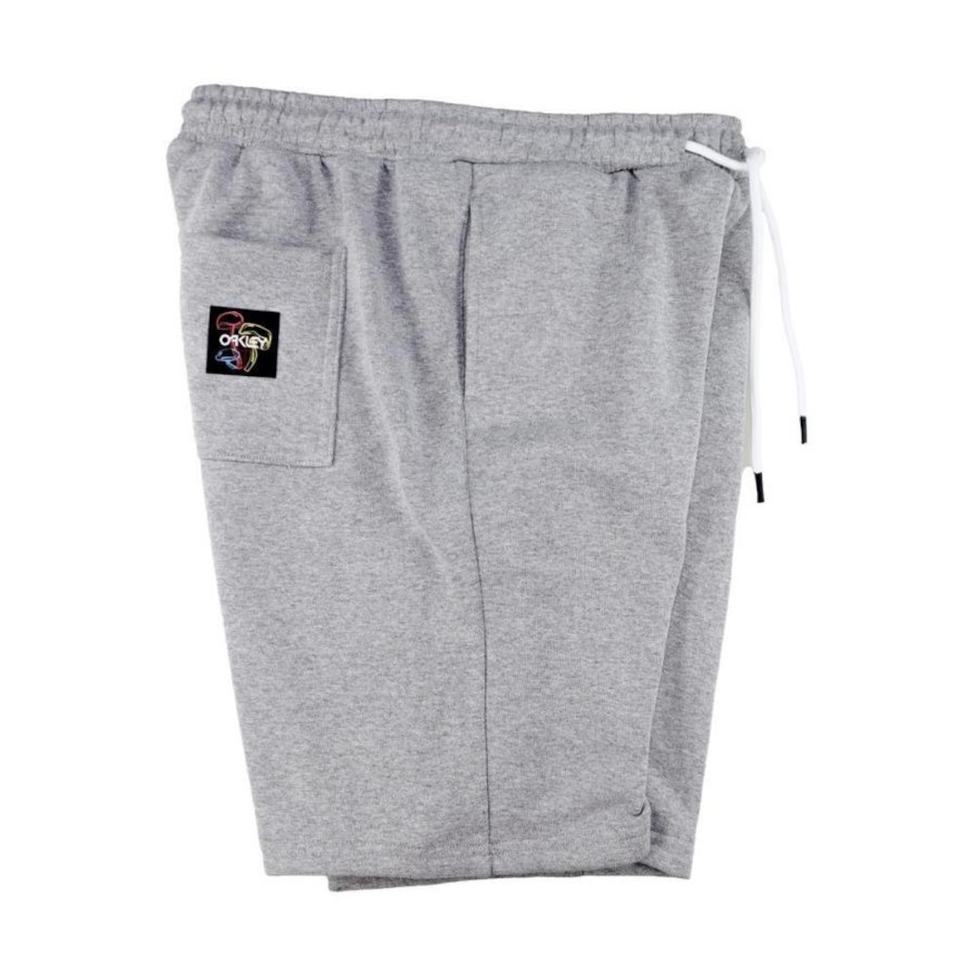 Bermuda Oakley Mushrom Graphic Shorts Heather Grey - Masculina - Foto 4