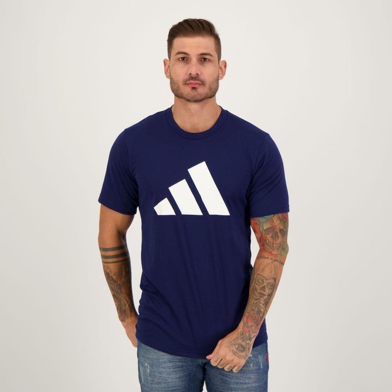 Camiseta adidas Essentials Logo - Masculina - Foto 1