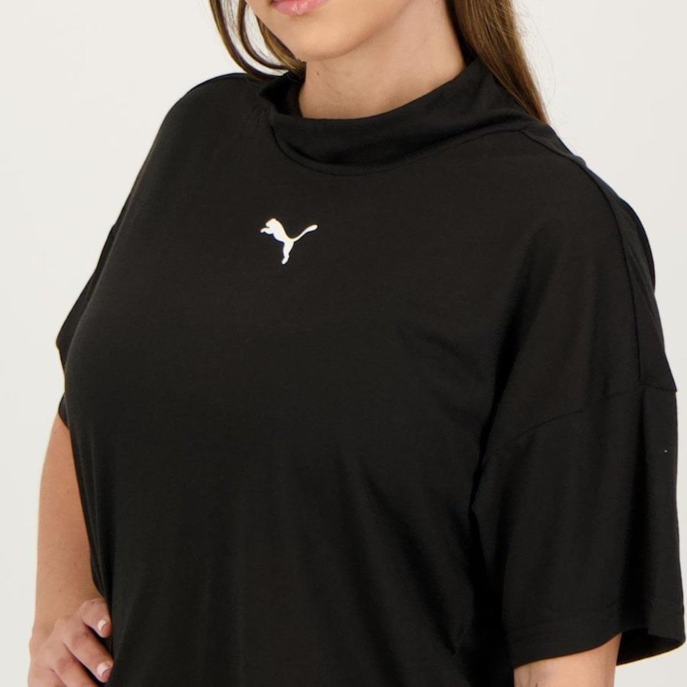 Camiseta Puma Open Road Gola Alta - Feminina - Foto 4