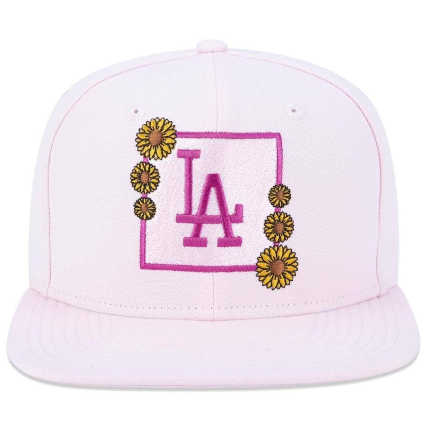 Boné Aba Reta New Era 9Fifty Original Fit Mlb Los Angeles Dodgers Nature - Snapback - Adulto - Foto 2