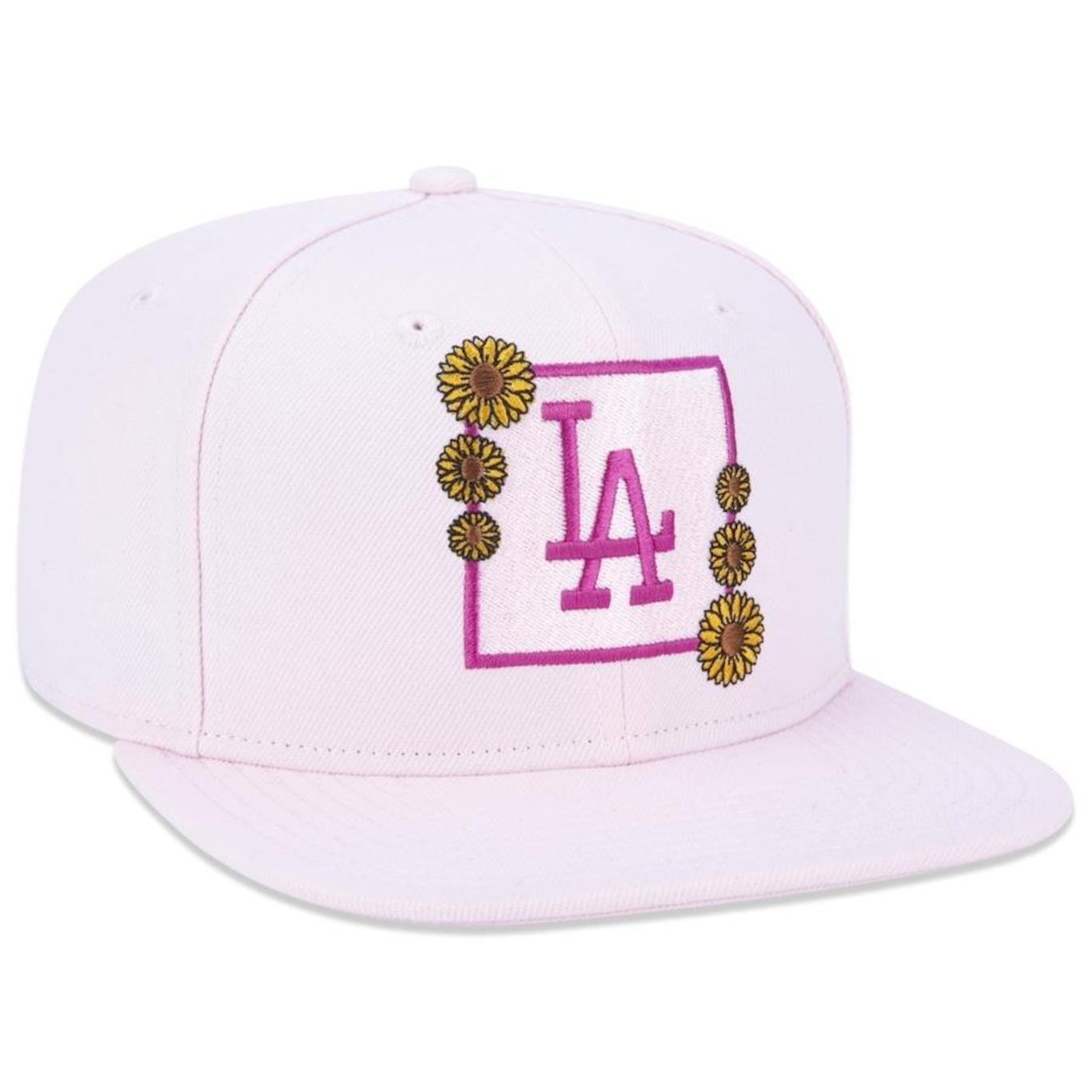 Boné Aba Reta New Era 9Fifty Original Fit Mlb Los Angeles Dodgers Nature - Snapback - Adulto - Foto 3