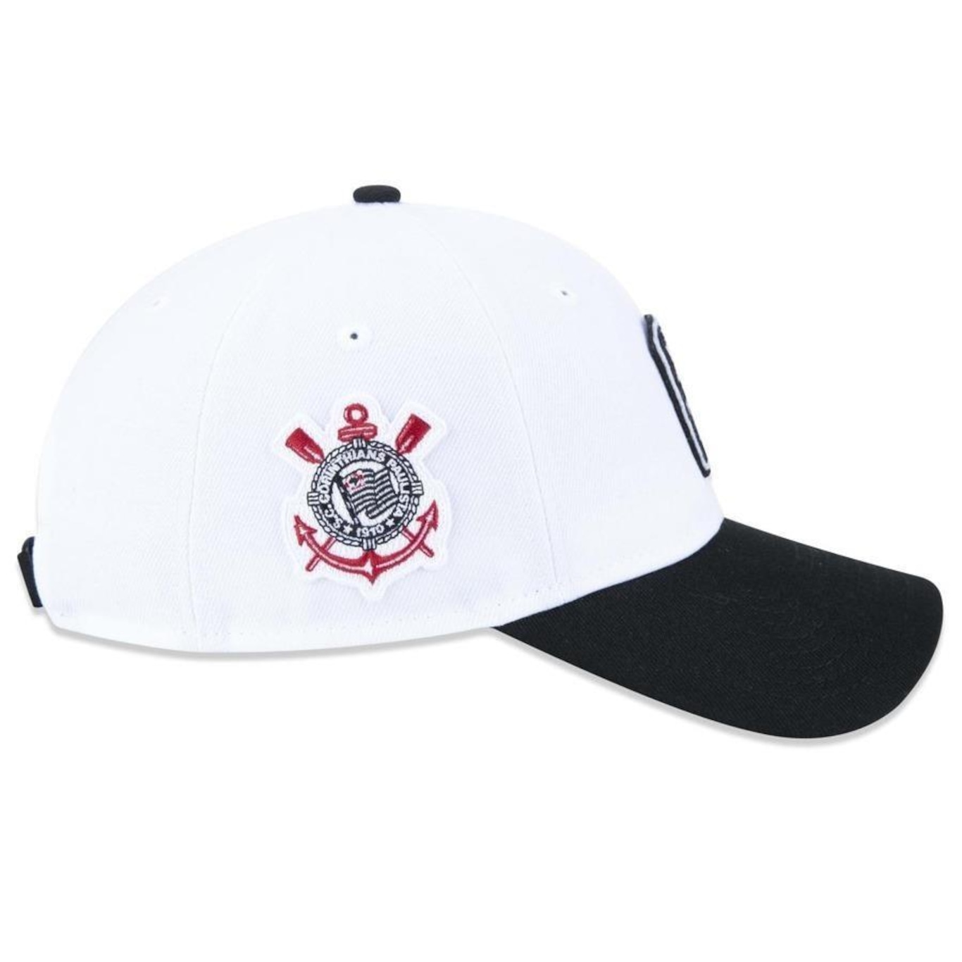 Boné Aba Curva New Era 9Twenty Corinthians Futebol - Strapback - Adulto - Foto 6