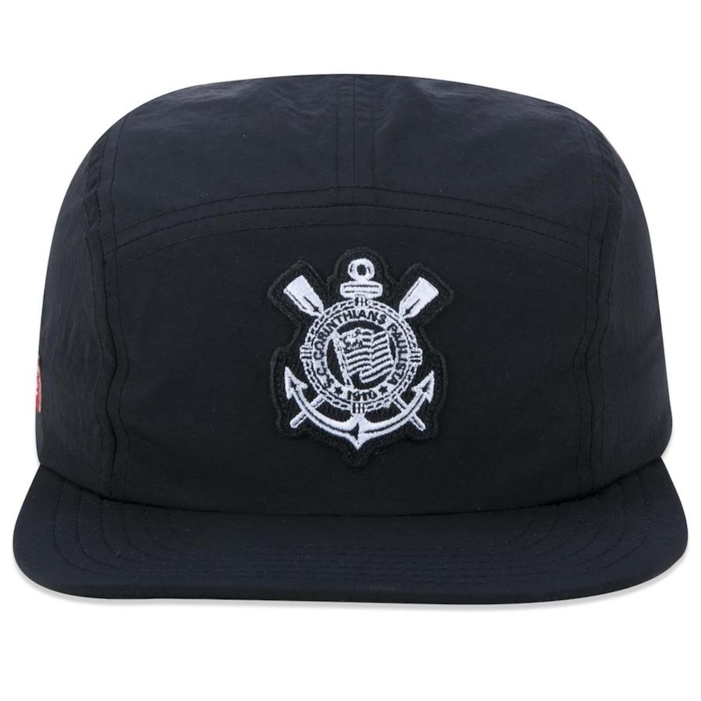 Boné Aba Reta New Era Camper Corinthians Futebol - Strapback - Adulto - Foto 2