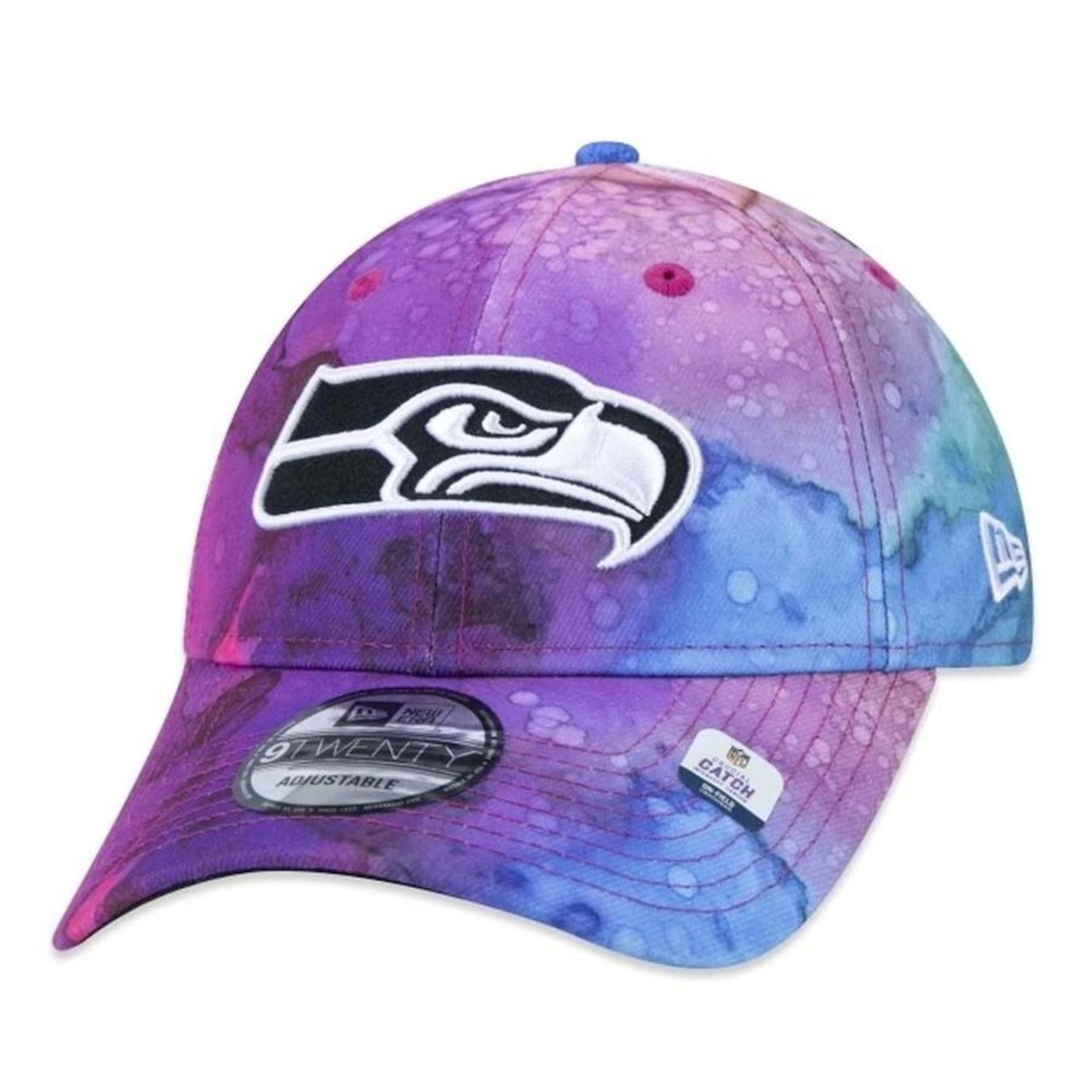 Boné Aba Curva New Era 9Twenty Seattle Seahawks Crucial Catch 2022 - Strapback - Adulto - Foto 1