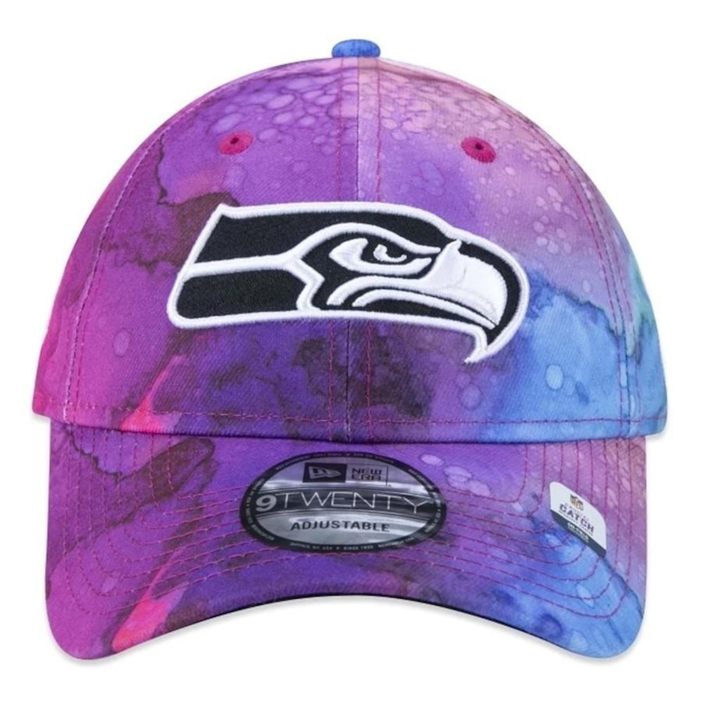 Boné Aba Curva New Era 9Twenty Seattle Seahawks Crucial Catch 2022 - Strapback - Adulto - Foto 3