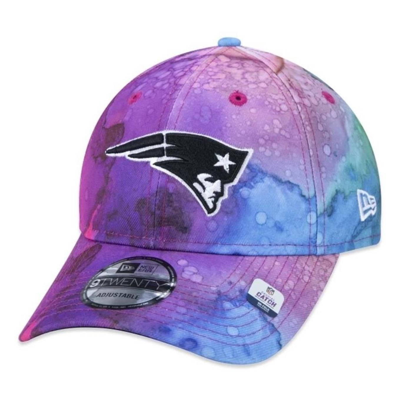 Boné Aba Curva New Era 9Twenty New England Patriots Crucial Catch 2022 - Strapback - Adulto - Foto 1