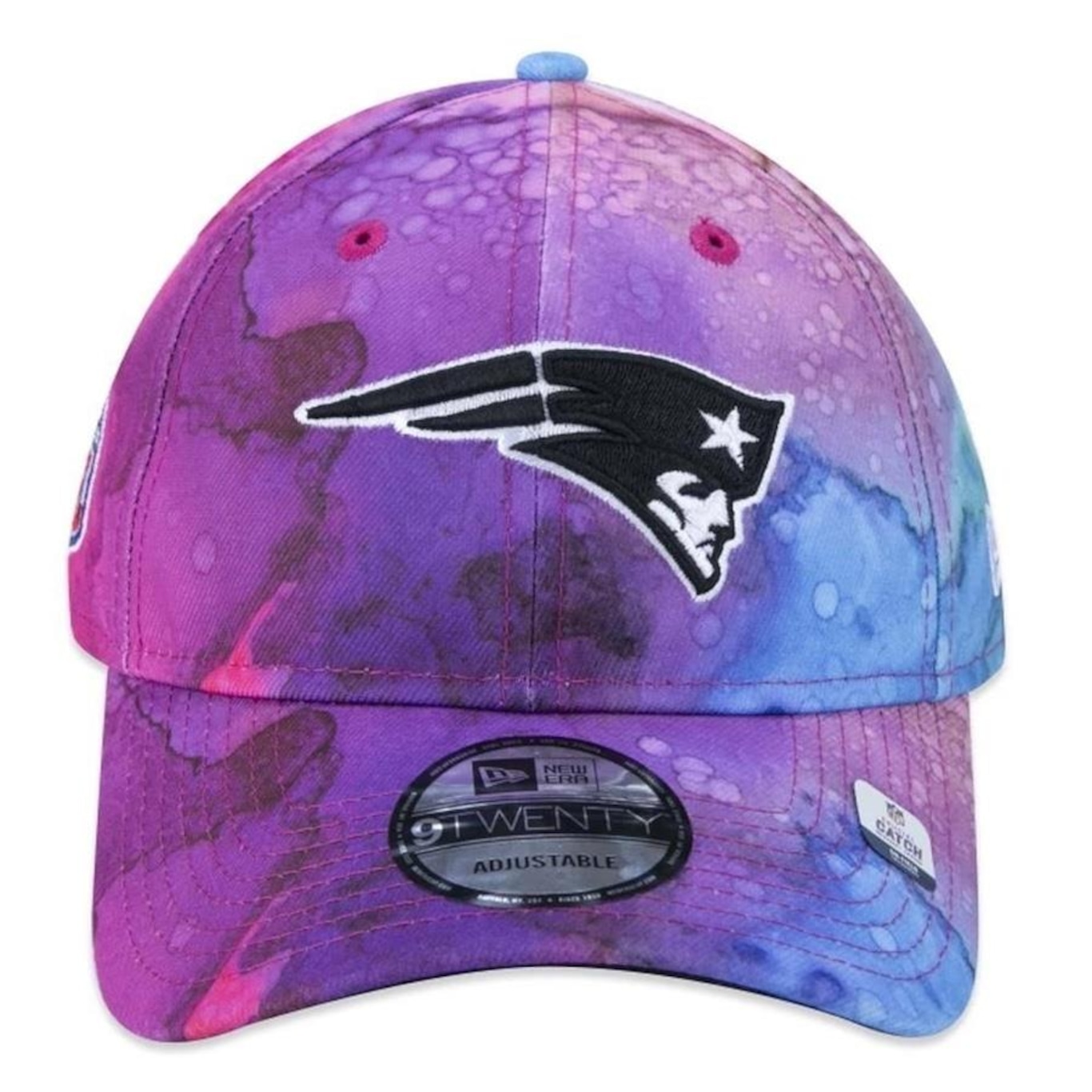 Boné Aba Curva New Era 9Twenty New England Patriots Crucial Catch 2022 - Strapback - Adulto - Foto 3