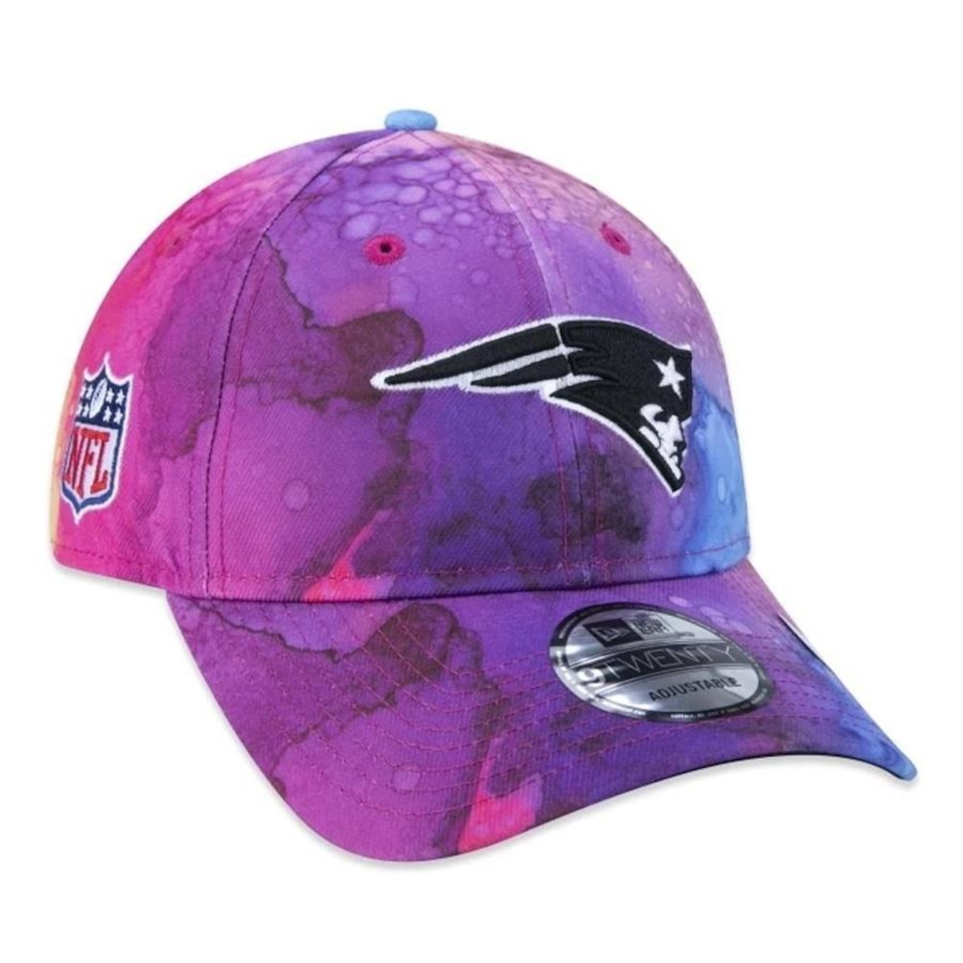 Boné Aba Curva New Era 9Twenty New England Patriots Crucial Catch 2022 - Strapback - Adulto - Foto 4