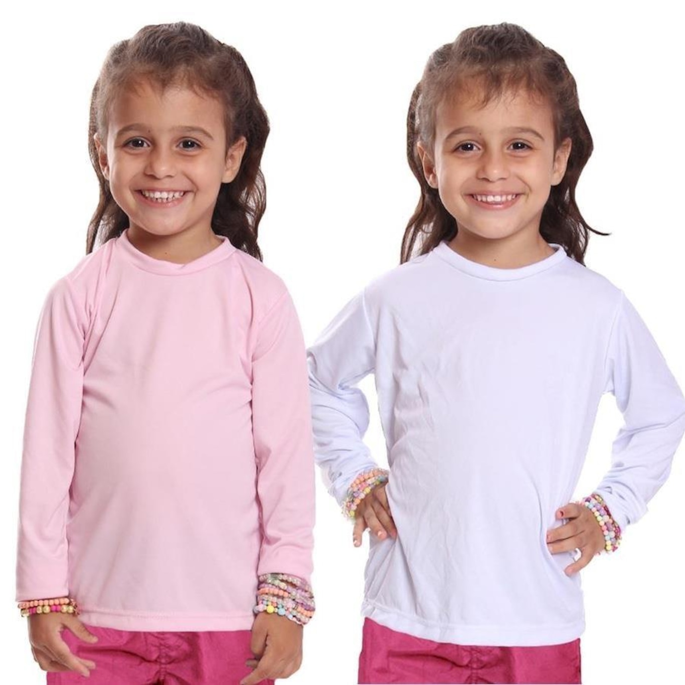 Kit Camisetas Manga Longa Dellas Fit Térmica - 2 Unidades - Infantil - Foto 1