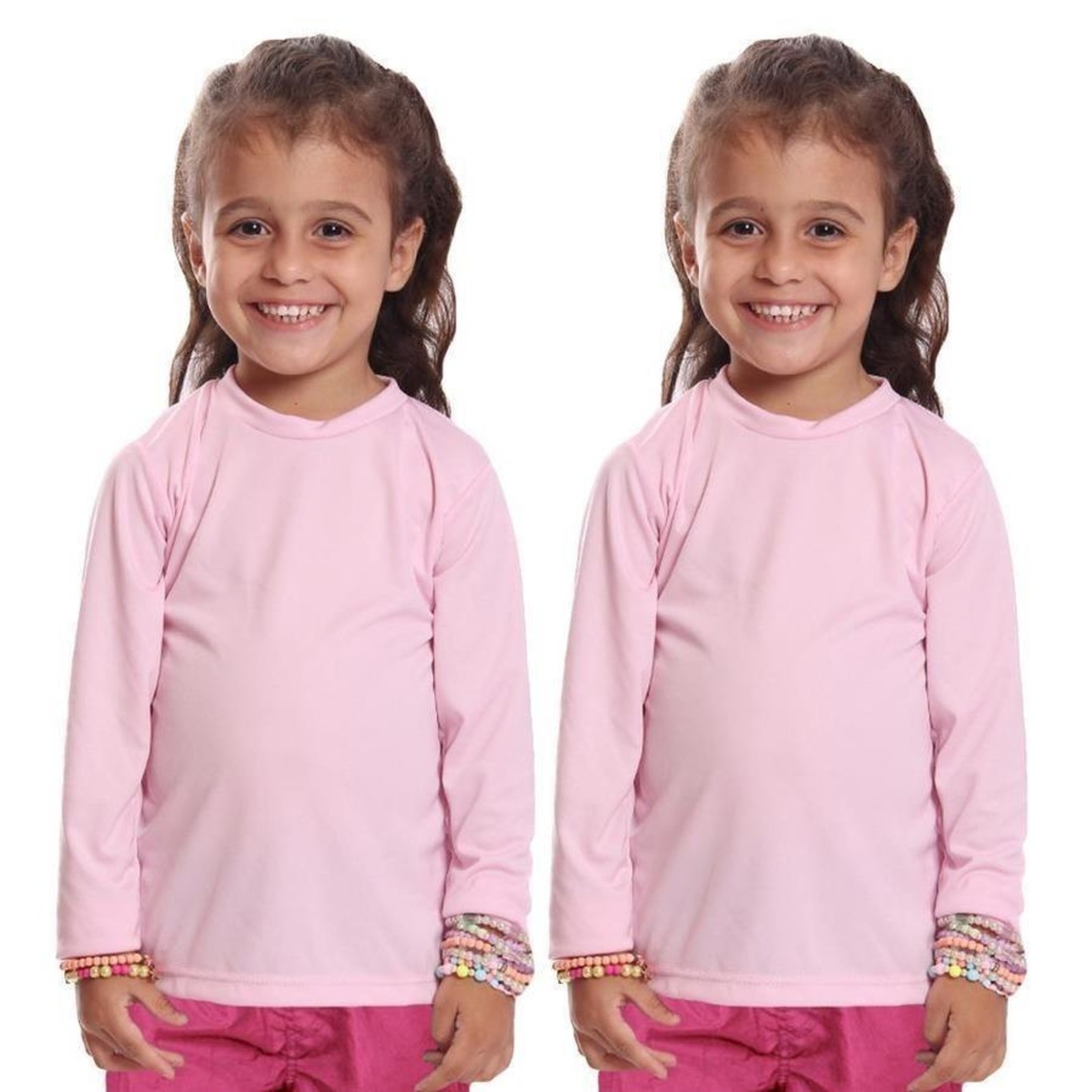 Kit Camisetas Manga Longa Dellas Fit Térmica - 2 Unidades - Infantil - Foto 1