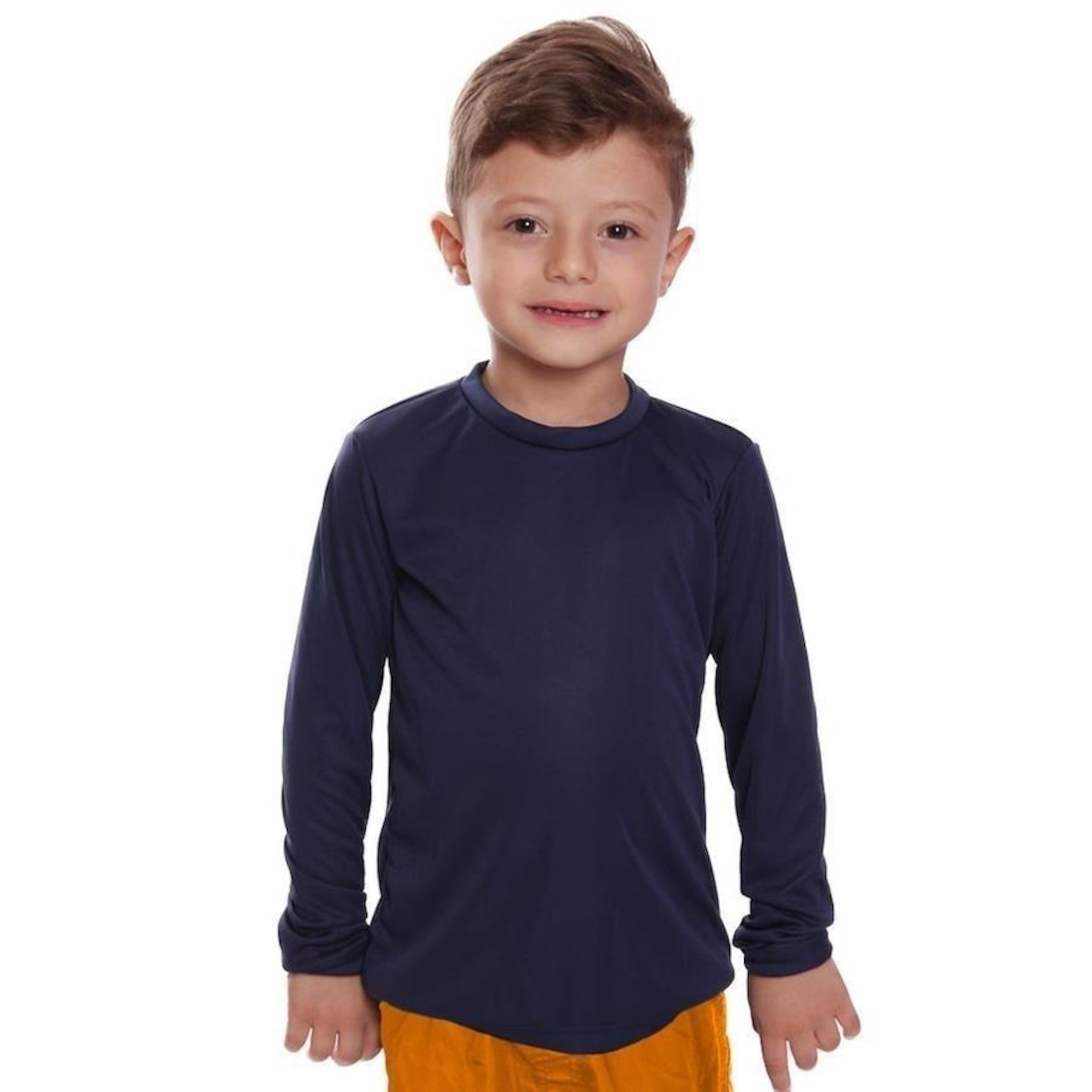 Kit Camisetas Manga Longa Dellas Fit Térmica - 4 Unidades - Infantil - Foto 4