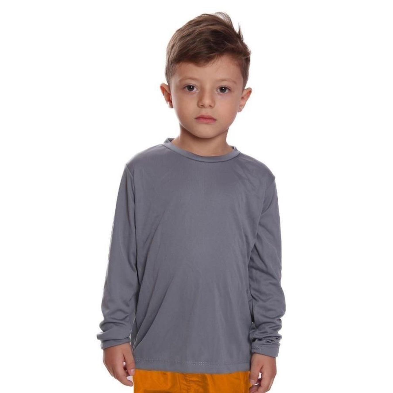 Kit Camisetas Manga Longa Dellas Fit Térmica - 3 Unidades - Infantil - Foto 4