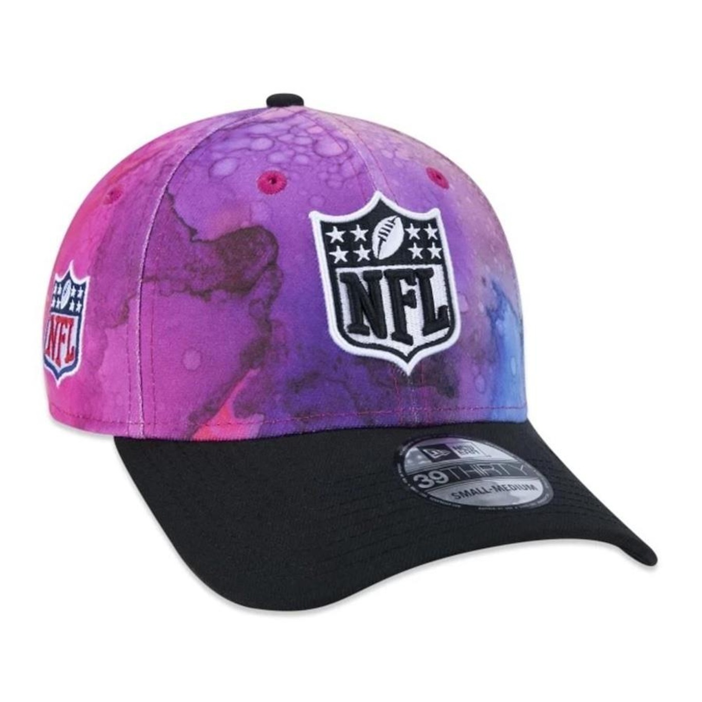 Boné Aba Curva New Era 39Thirty Nfl Shield Crucial Catch 2022 - Stretch Fit - Masculino - Foto 4