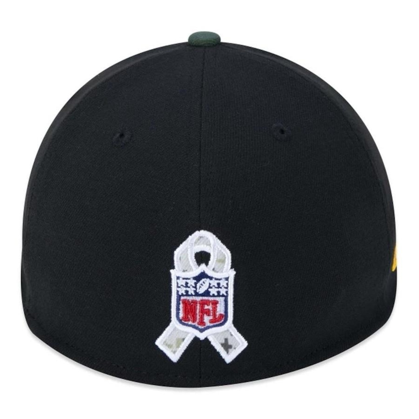 Boné Aba Curva New Era 39Thirty Green Bay Packers Salute To Service 2022 - Stretch Fit - Masculino - Foto 2