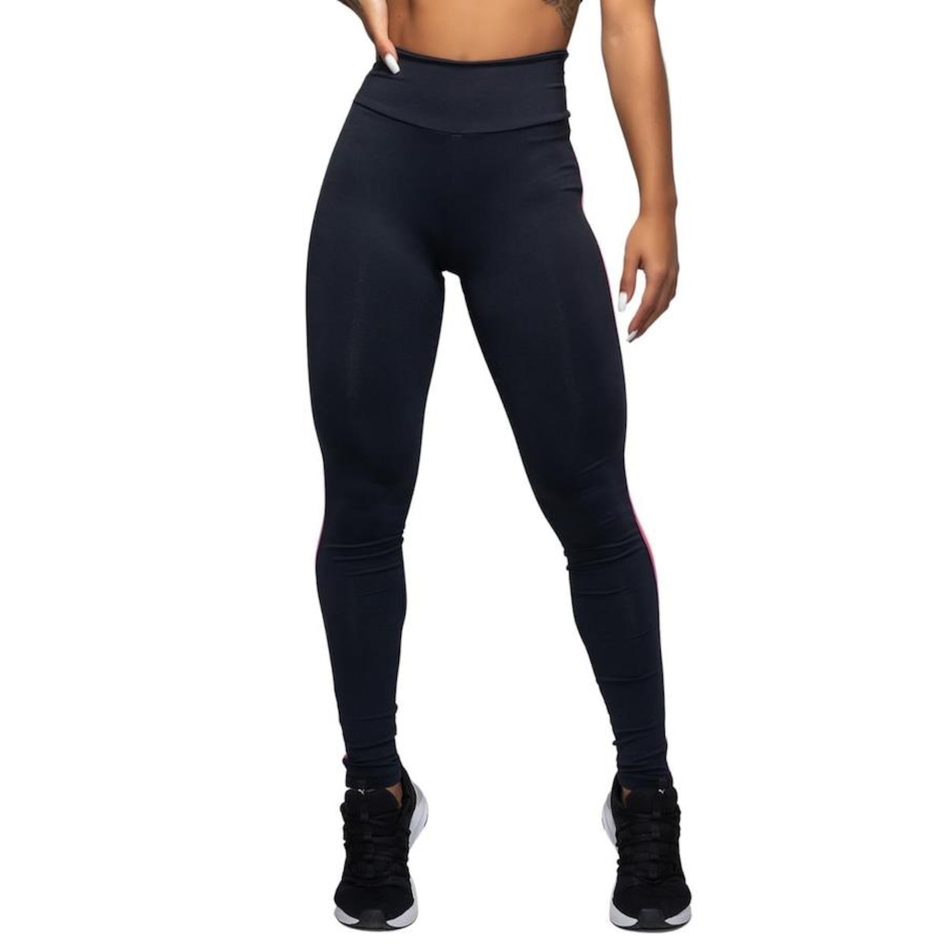 Kit de Calça Legging Belmento Suplex Academia Básica - Feminina - 3 Unds - Foto 3