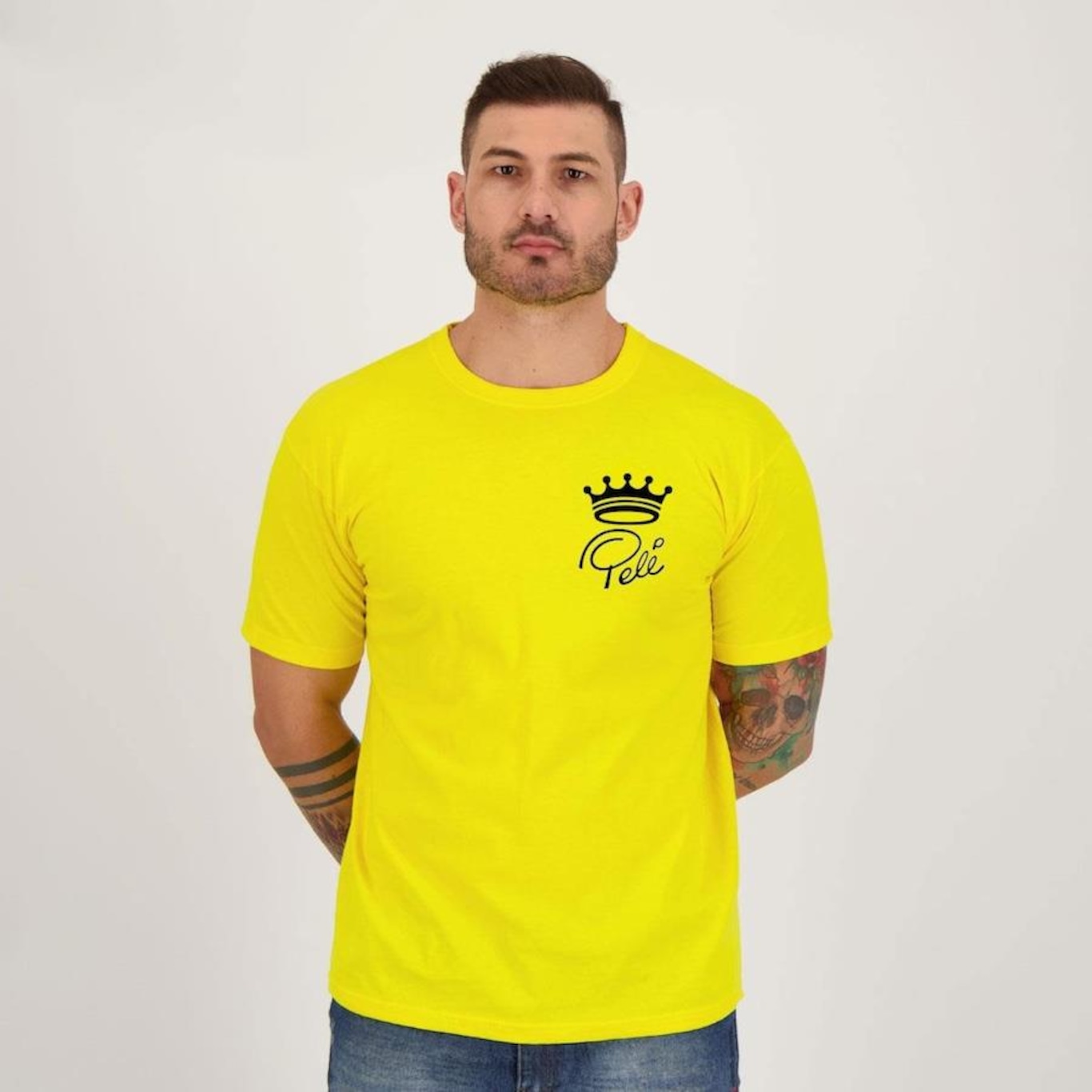 Boné Everlast Aba Reta Amarelo - FutFanatics