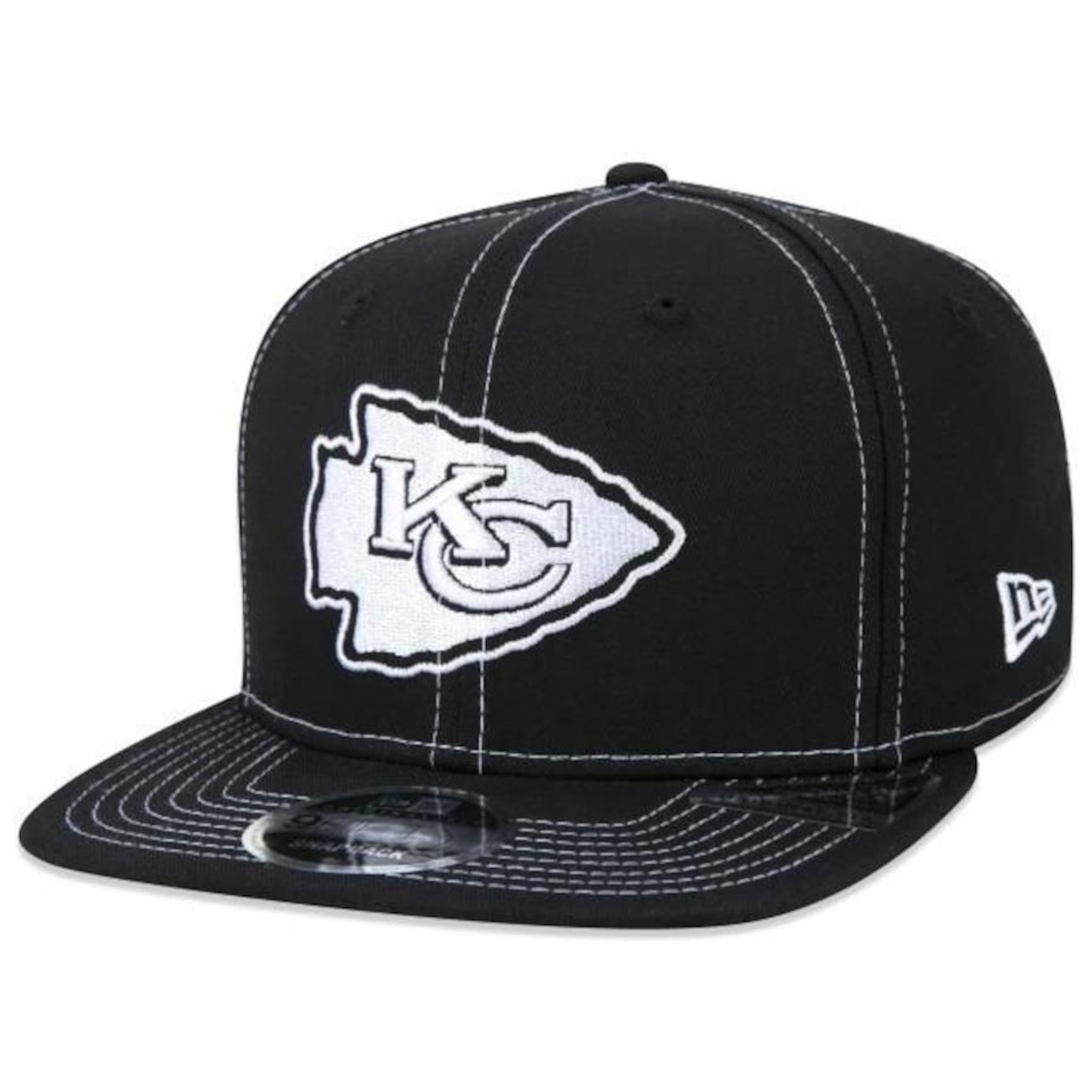 Boné Aba Reta New Era Kansas City Chiefs 950 Core - Snapback - Adulto - Foto 1