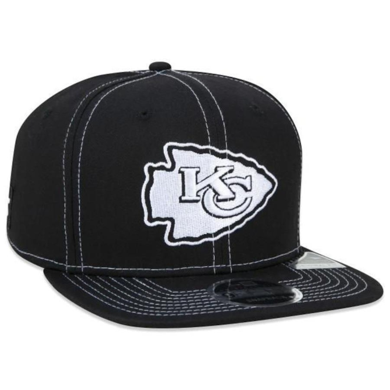 Boné Aba Reta New Era Kansas City Chiefs 950 Core - Snapback - Adulto - Foto 4