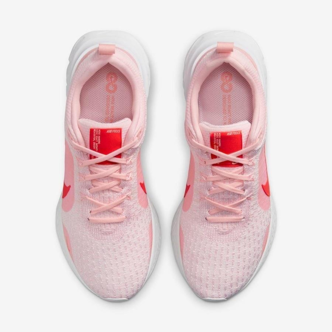 Nike react sale baby pink