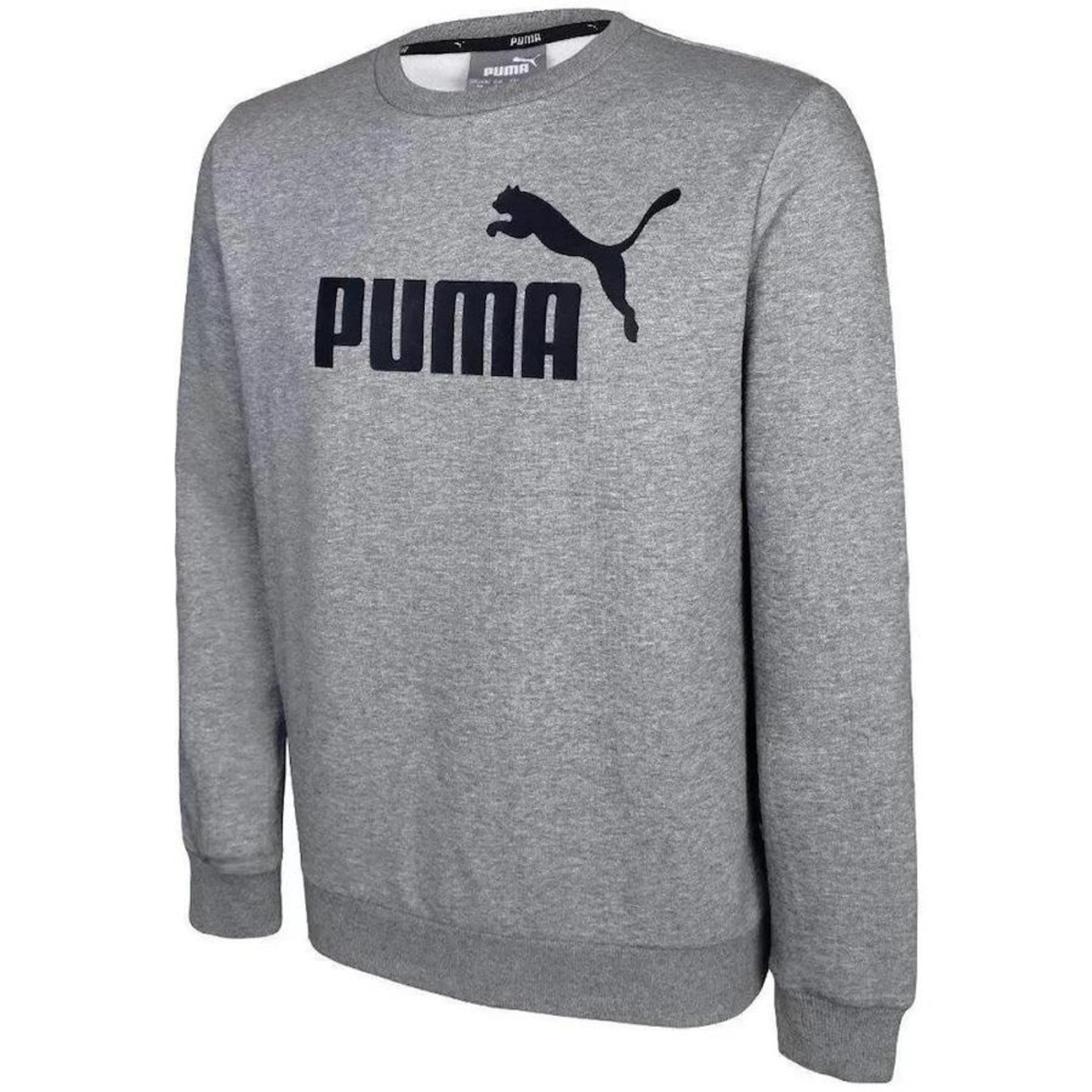 Blusão de Moletom Puma Ess Big Logo Crew - Masculino - Foto 2