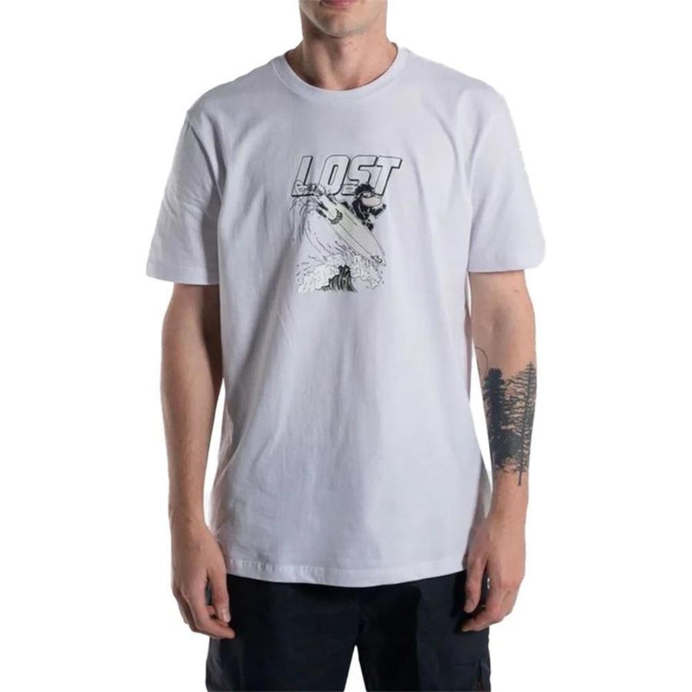 Camiseta Lost Surf Rider - Masculina - Foto 1