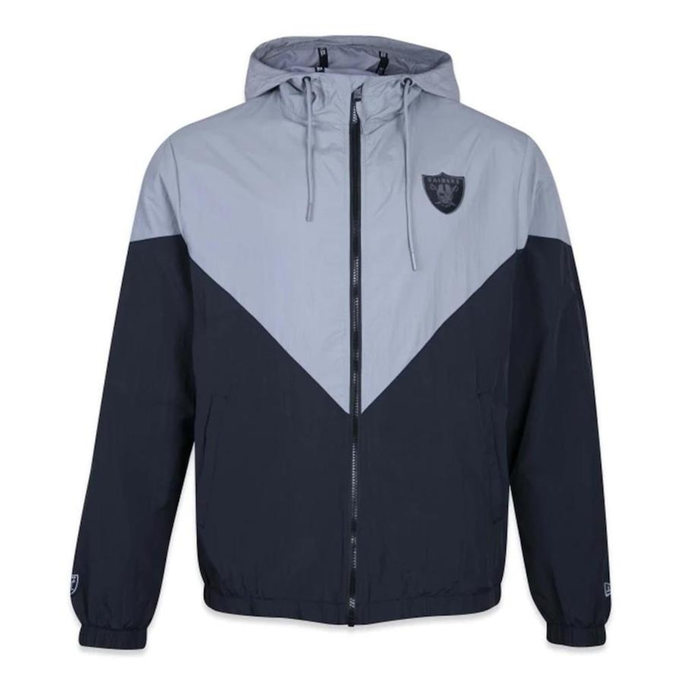 Jaqueta Corta Vento Windbreaker New Era Nfl Las Vegas Raiders Classic - Masculina - Foto 1