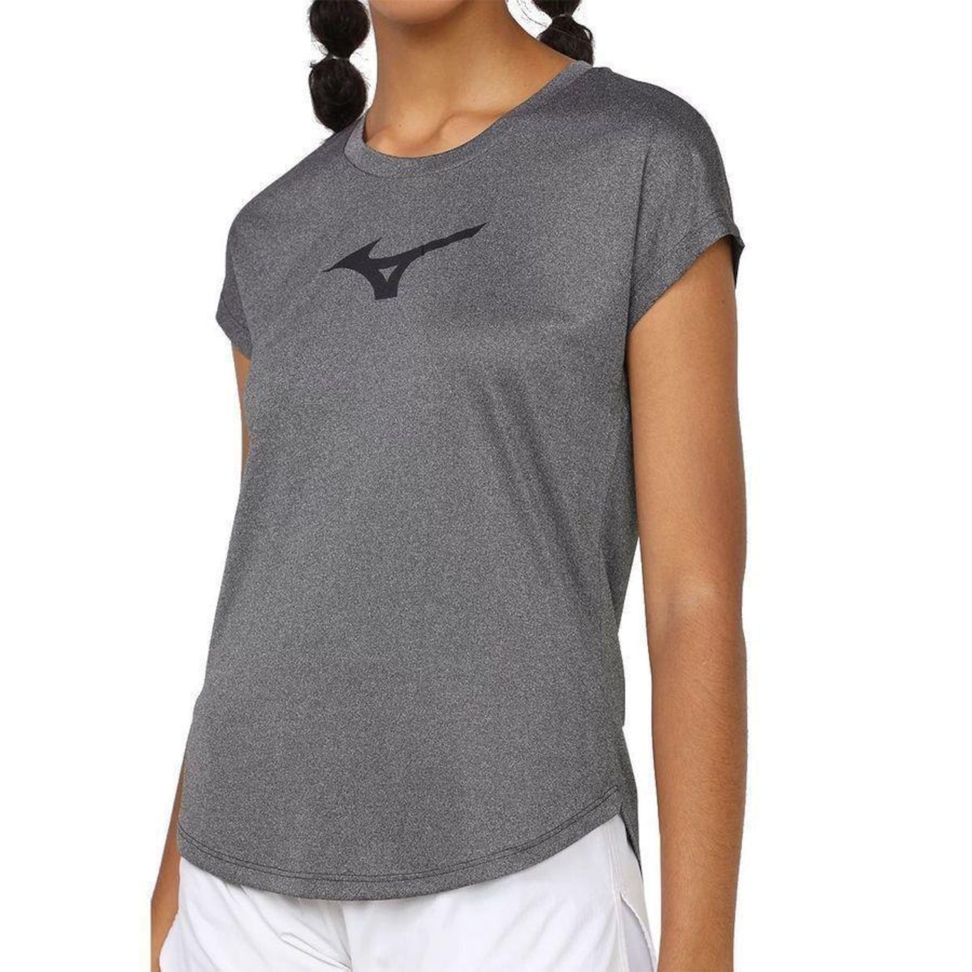 Camiseta Mizuno Spark Big Logo Fem - Foto 1