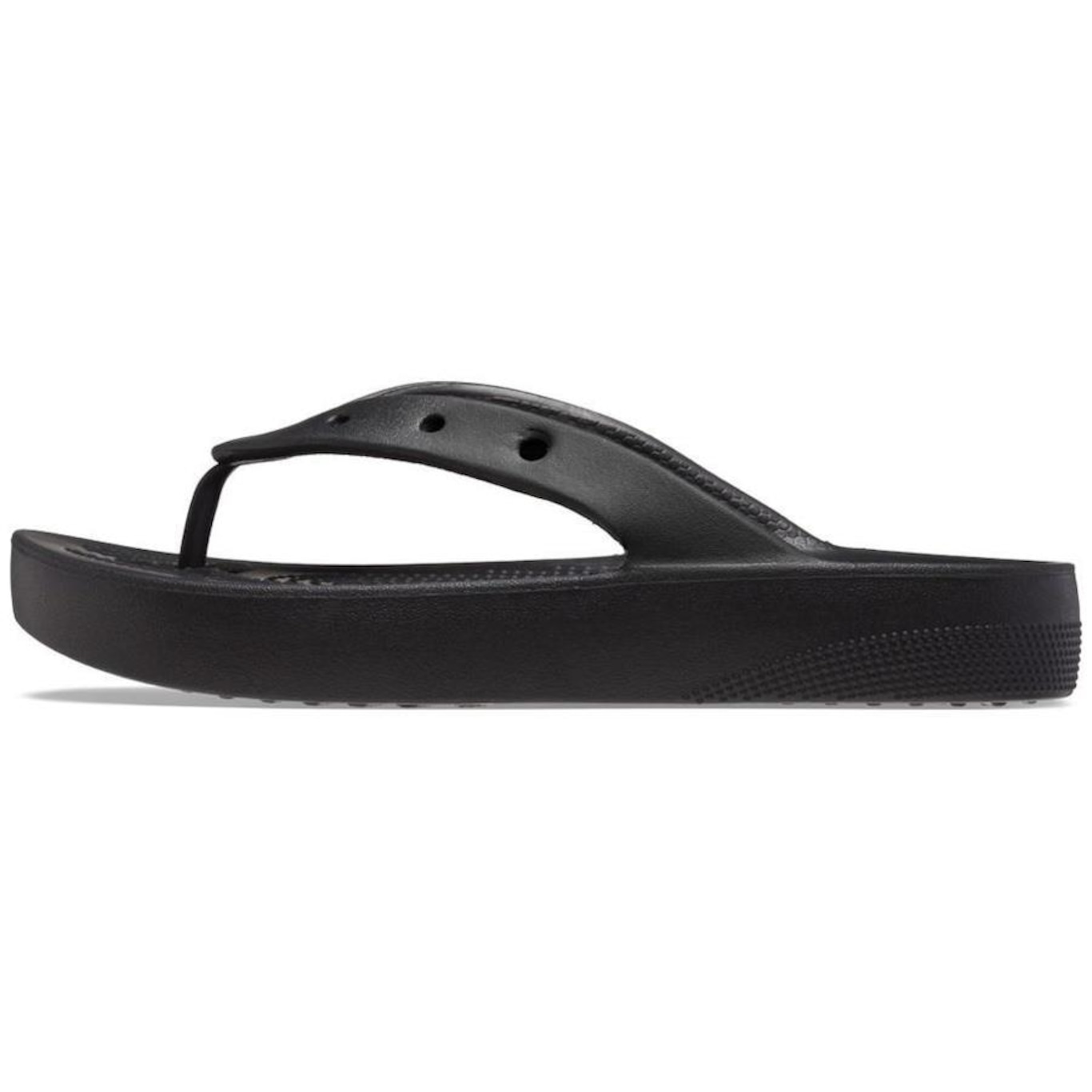 Chinelo Crocs Classic Plataform Flip - Feminino - Foto 2