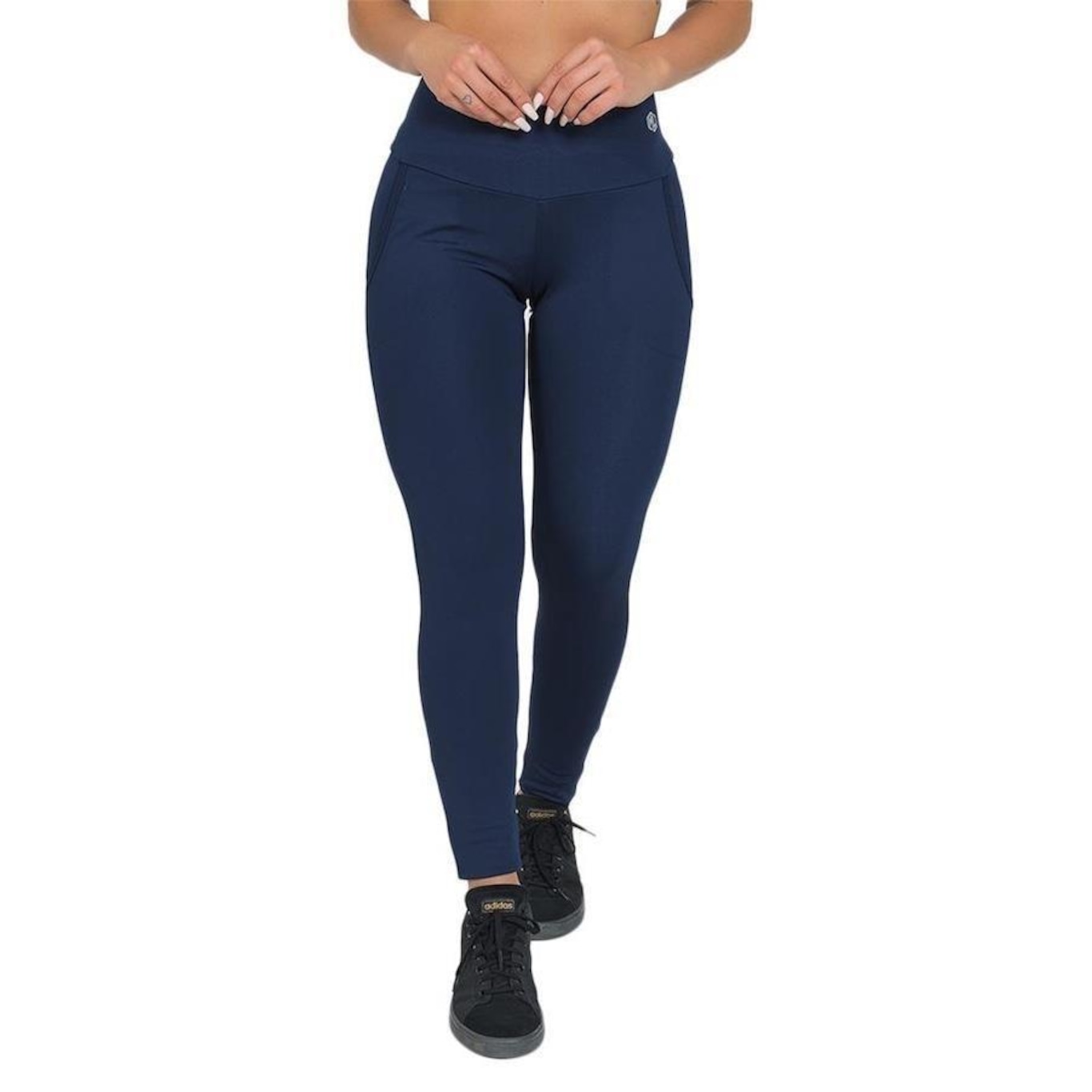 Calça Legging Manalinda Cós Alto - Feminina - Foto 1