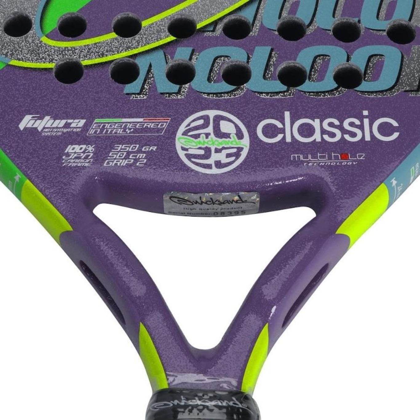 Raquete de Beach Tennis Quicksand Nolook Classic 2023 - Adulto - Foto 6