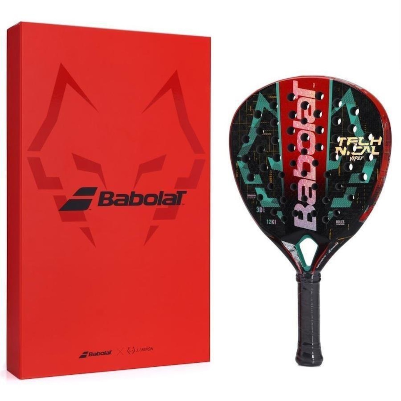 Raquete de Padel Babolat Tech Viper Juan Lebron - Adulto - Foto 2