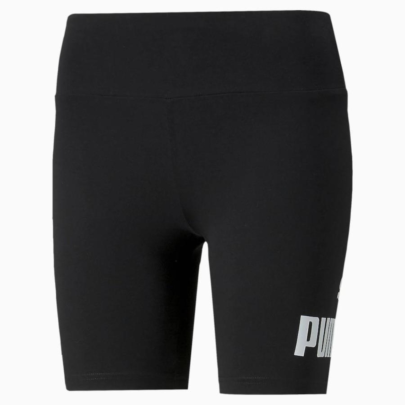 Legging Essentials Logo Short Feminina, Preto, PUMA