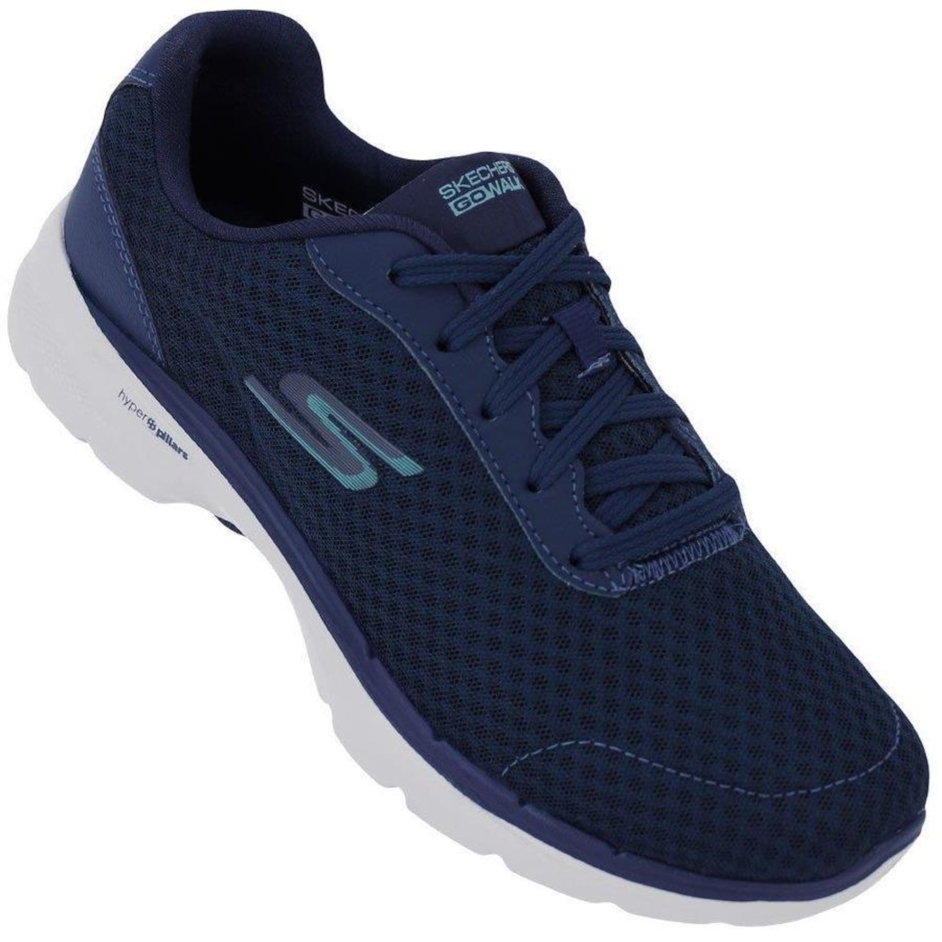 Tênis Skechers Go Walk 6 Iconic Vision - Feminino - Foto 2