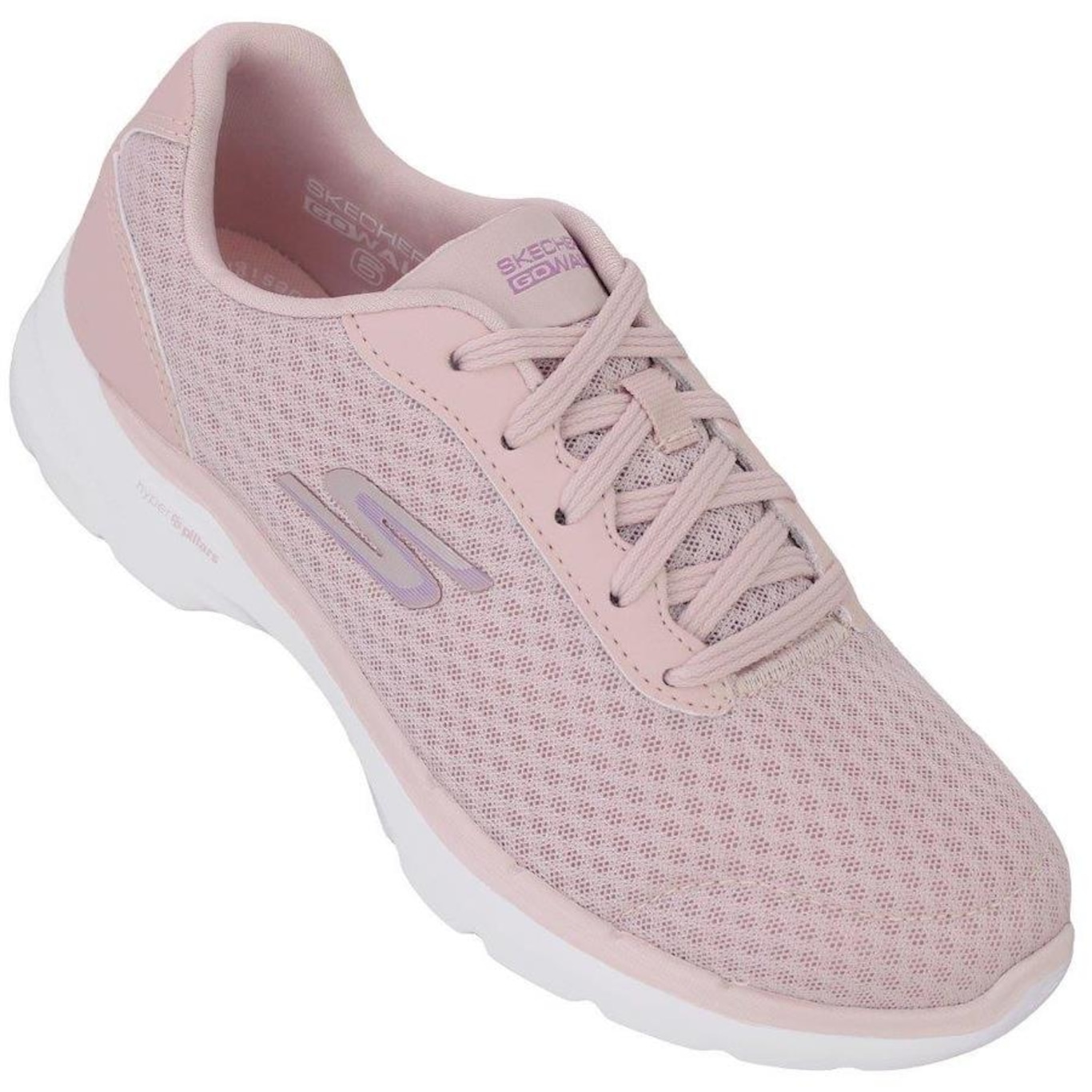 Tênis Skechers Go Walk 6 Iconic Vision - Feminino - Foto 2