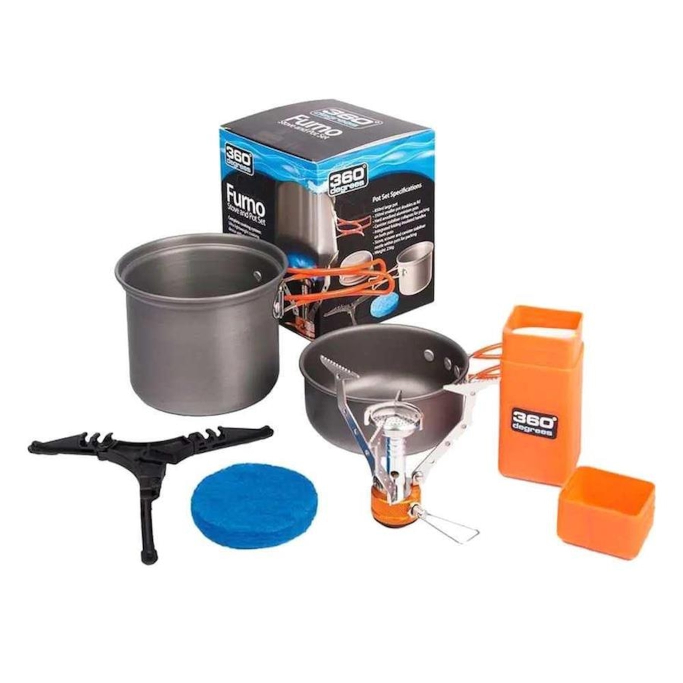 Kit de Panelas para Camping 360° Degrees Furno Stove & Pot Set - Foto 1